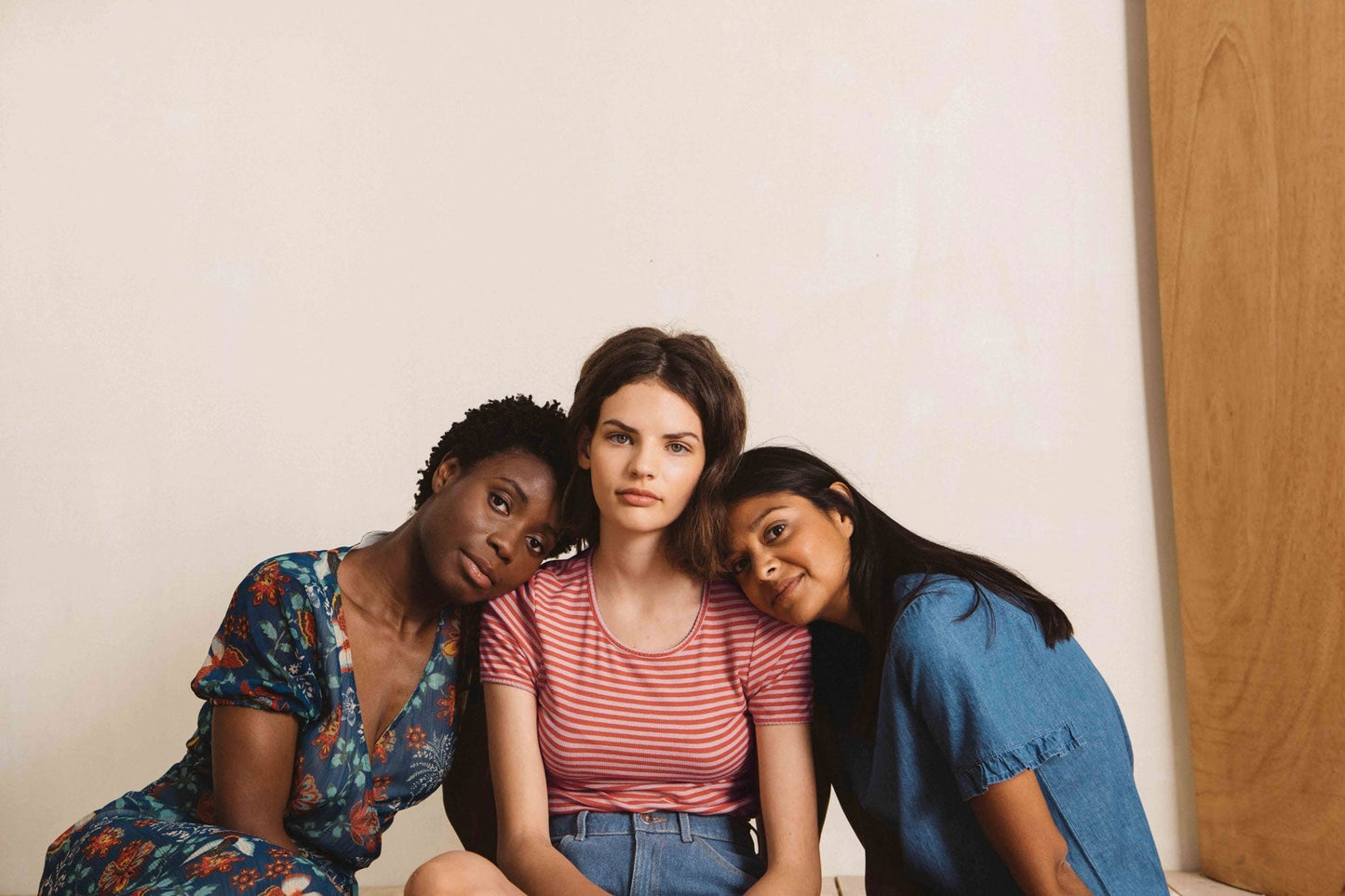 Tee-shirt Willow à rayures corail