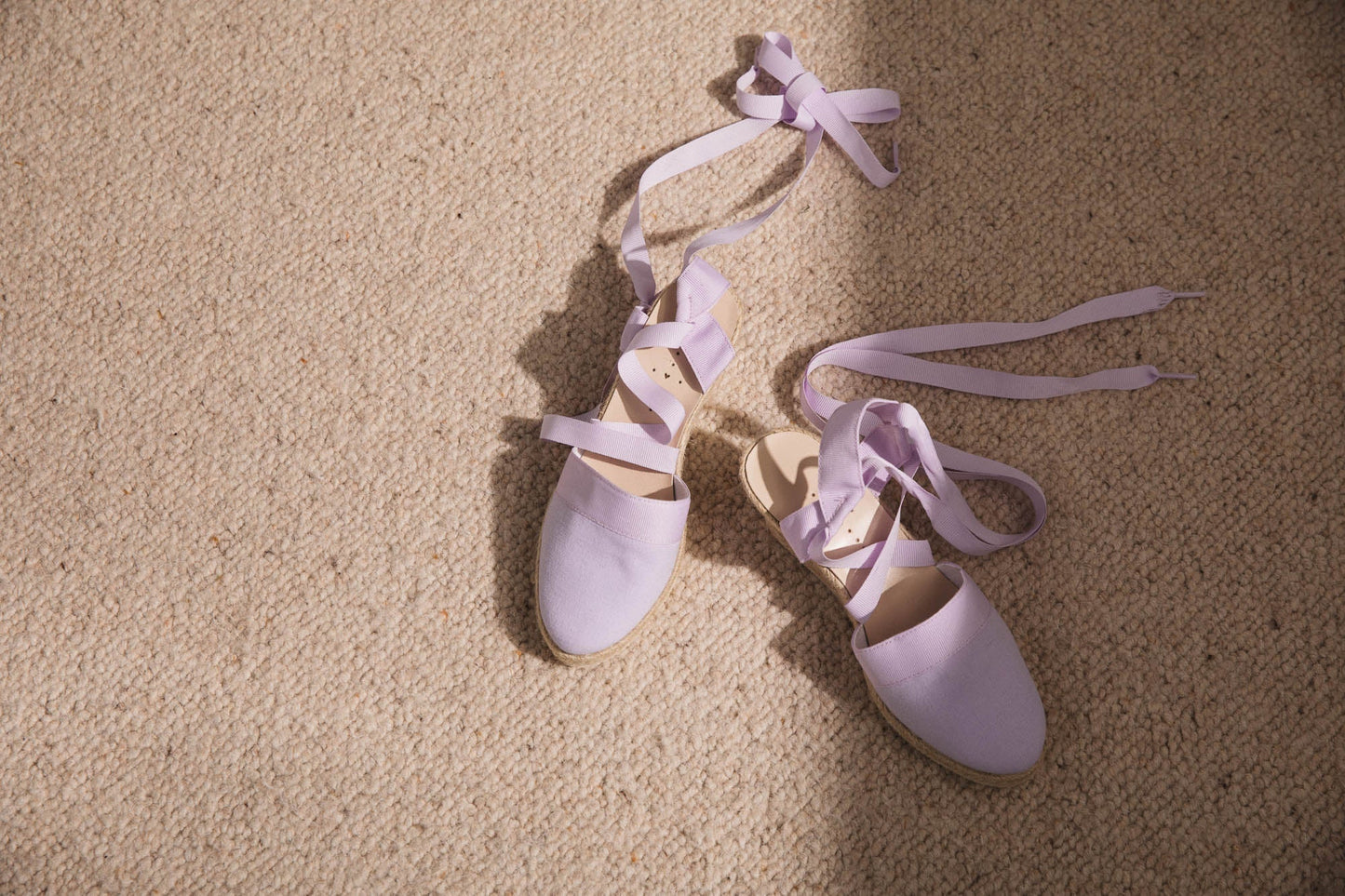 Espadrilles Caspienne parme coton