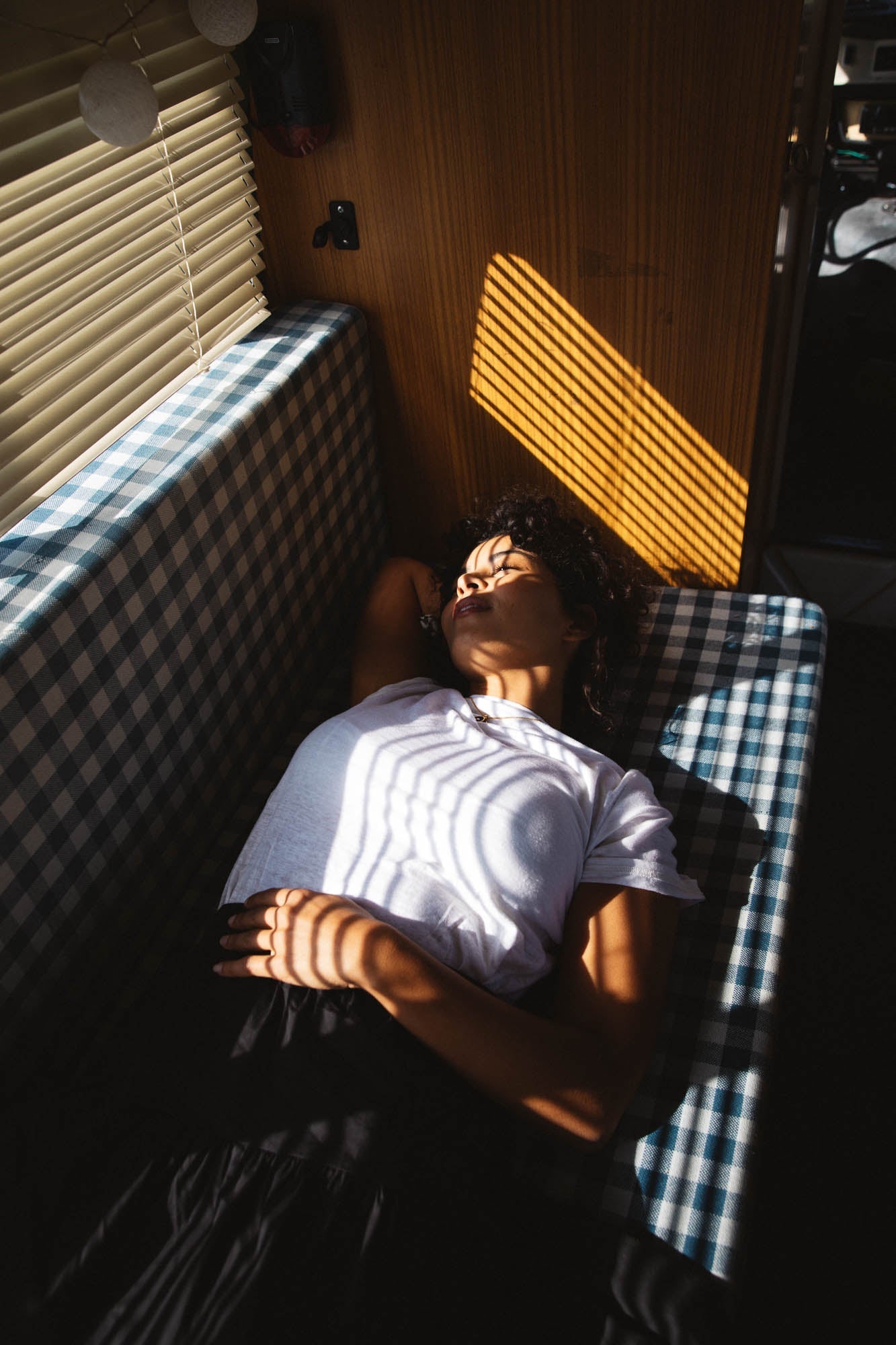 Jupe Miel noir plis dos élastique coton bio