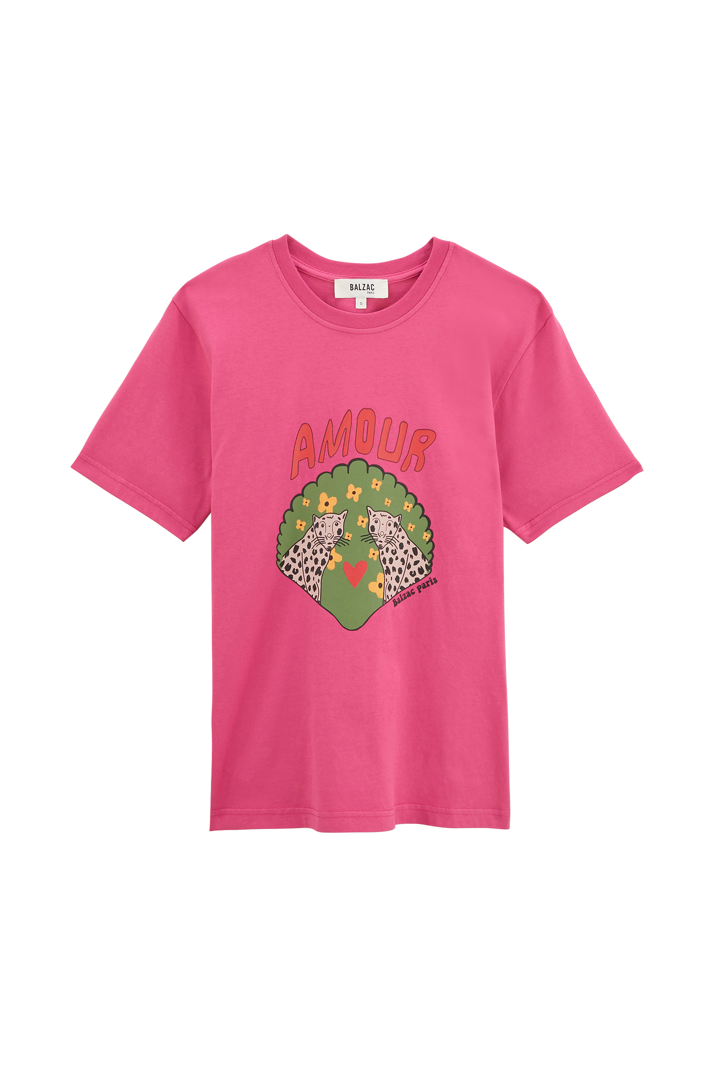 Bree Amour de Léo pink t-shirt