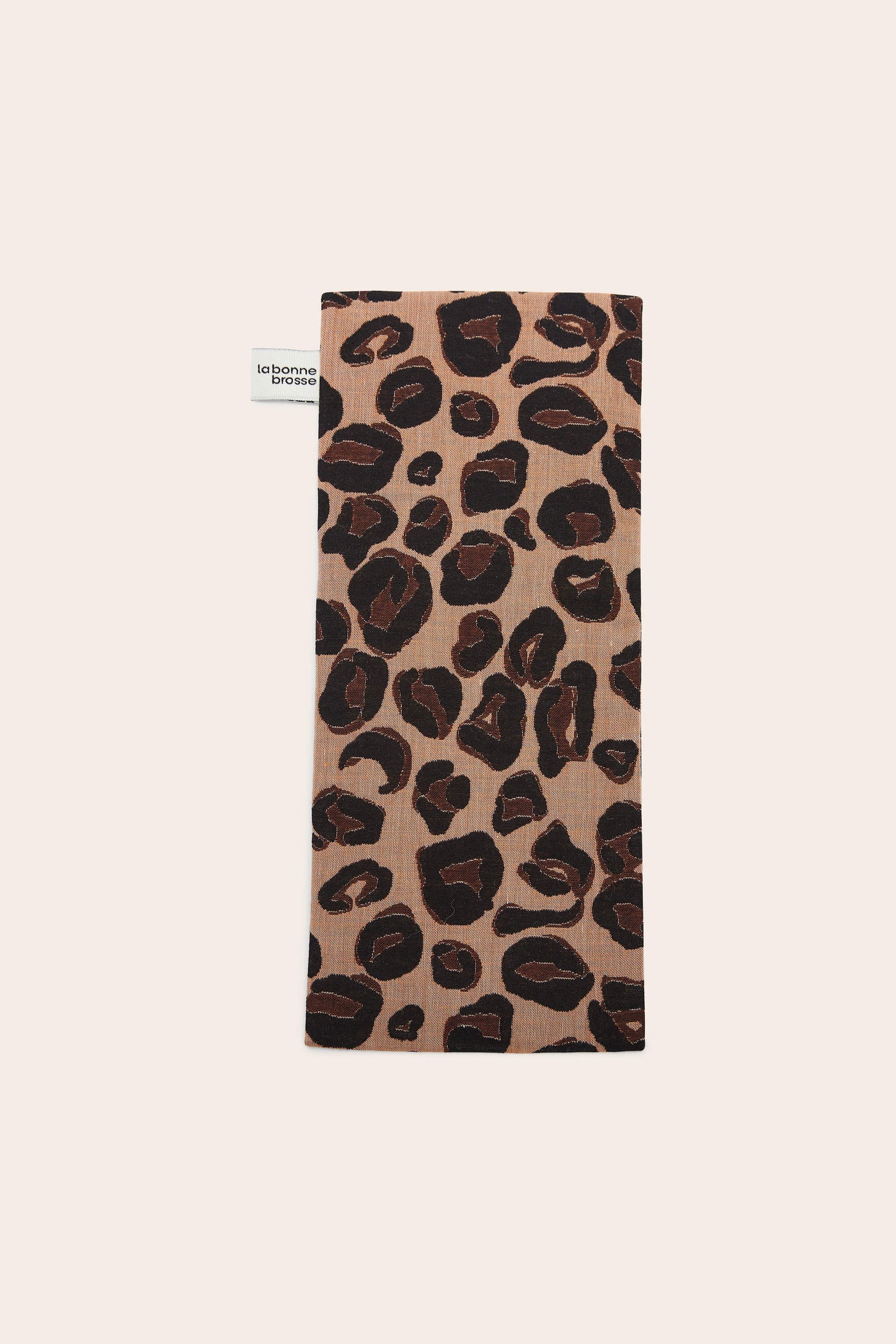 LBB x Balzac leopard clutch