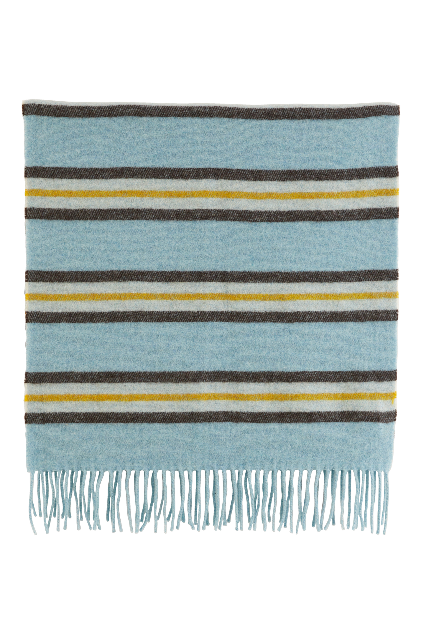 Écharpe Public rayures jaune et bleu