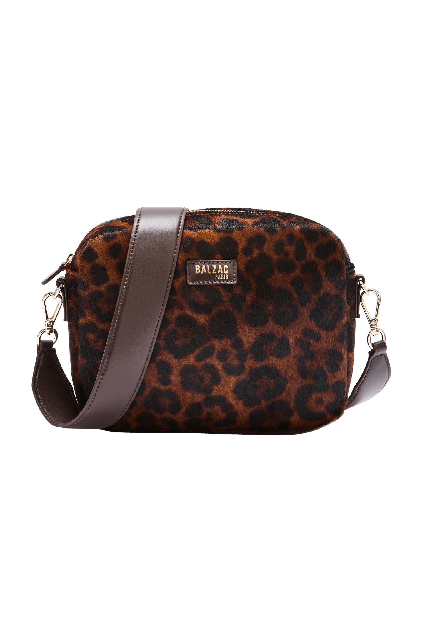 Sac César pony léopard fauve