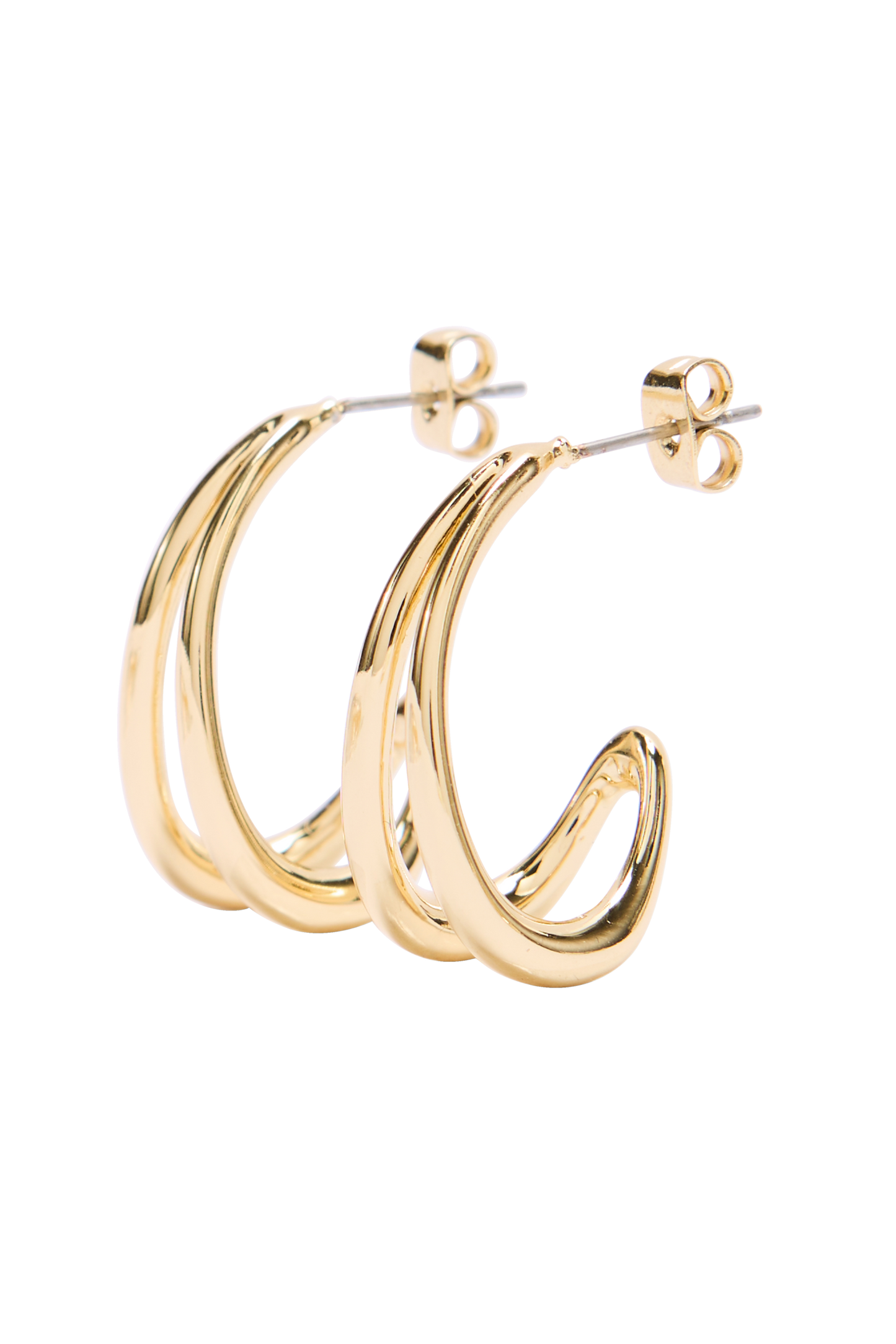 Soline gold earrings