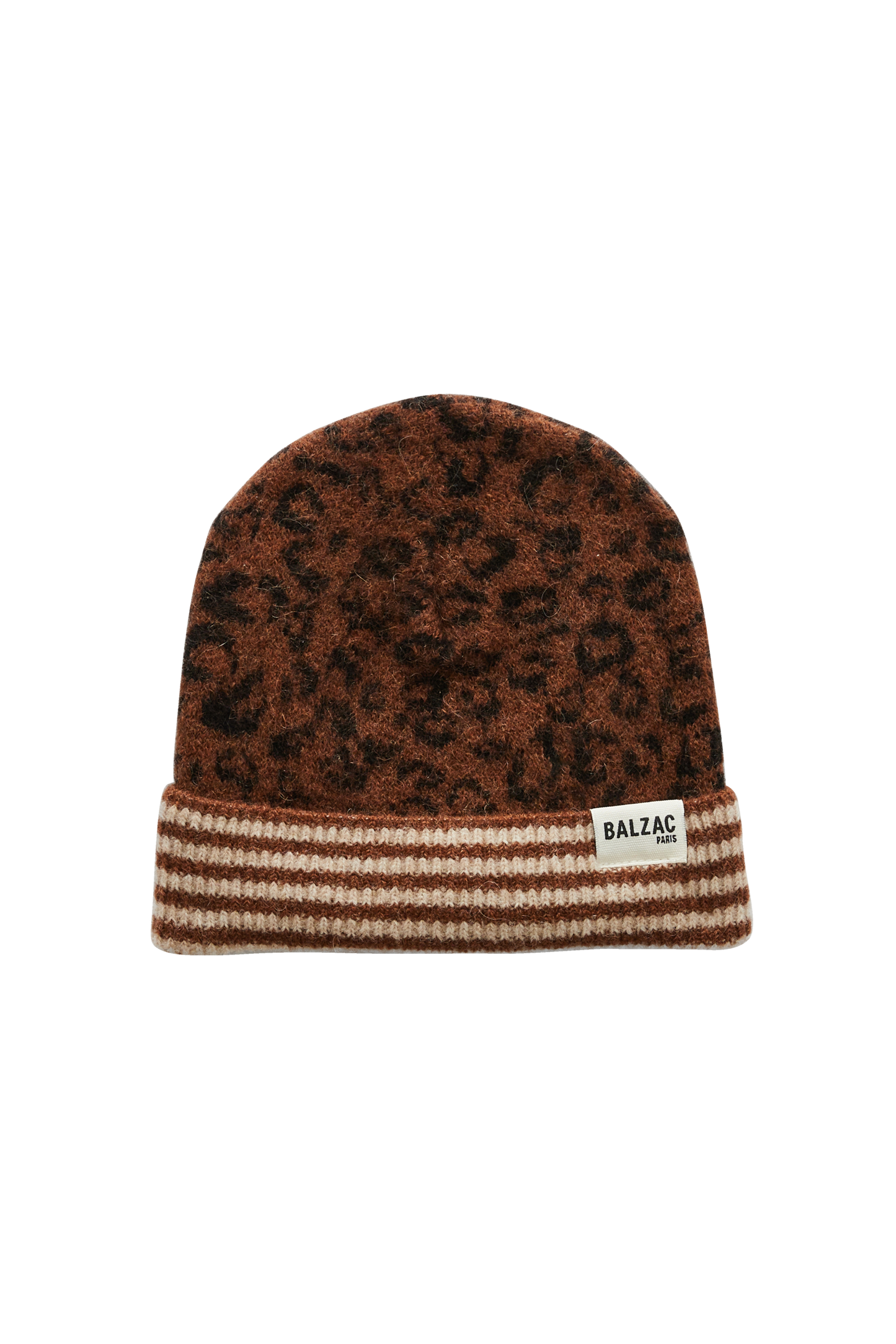 Fawn Leopard Lou Beanie