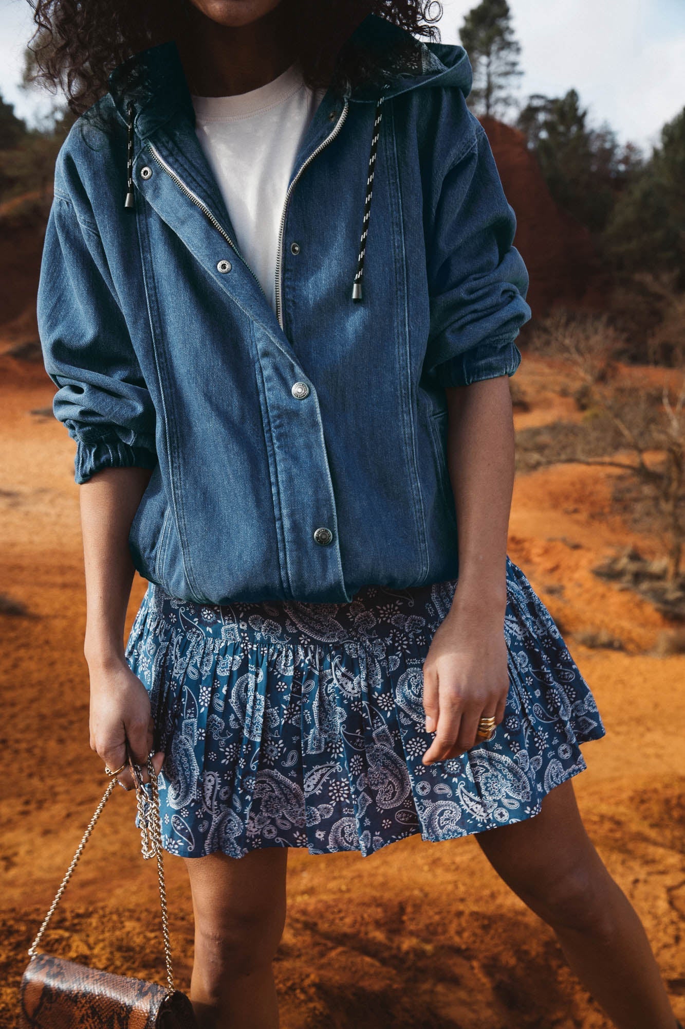 Bandana Print Carola Skirt