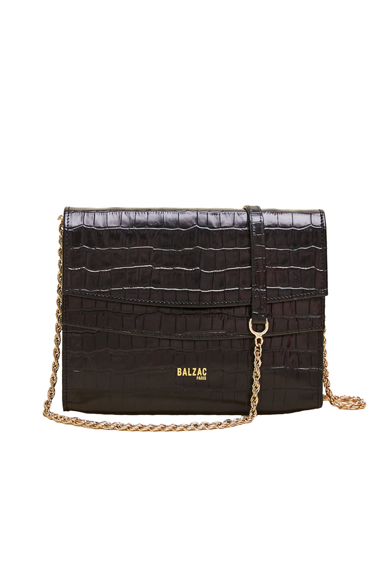 Black embossed Noah bag