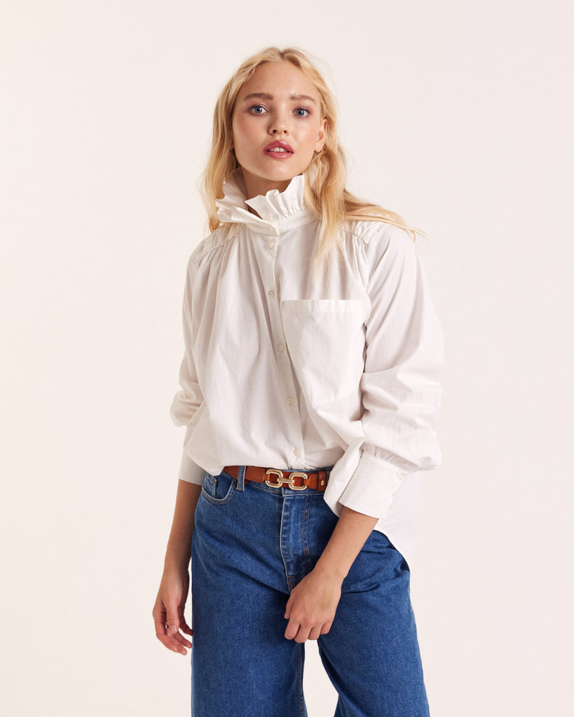 Chemise Léonor blanc naturel