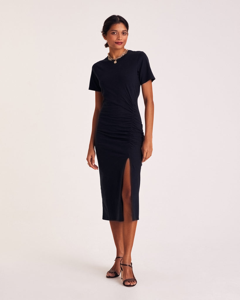 Robe De Soirée Oscar De La Renta En Gaze Noire Florale - Neuve Avec étiquettes - Modèle De Luxe