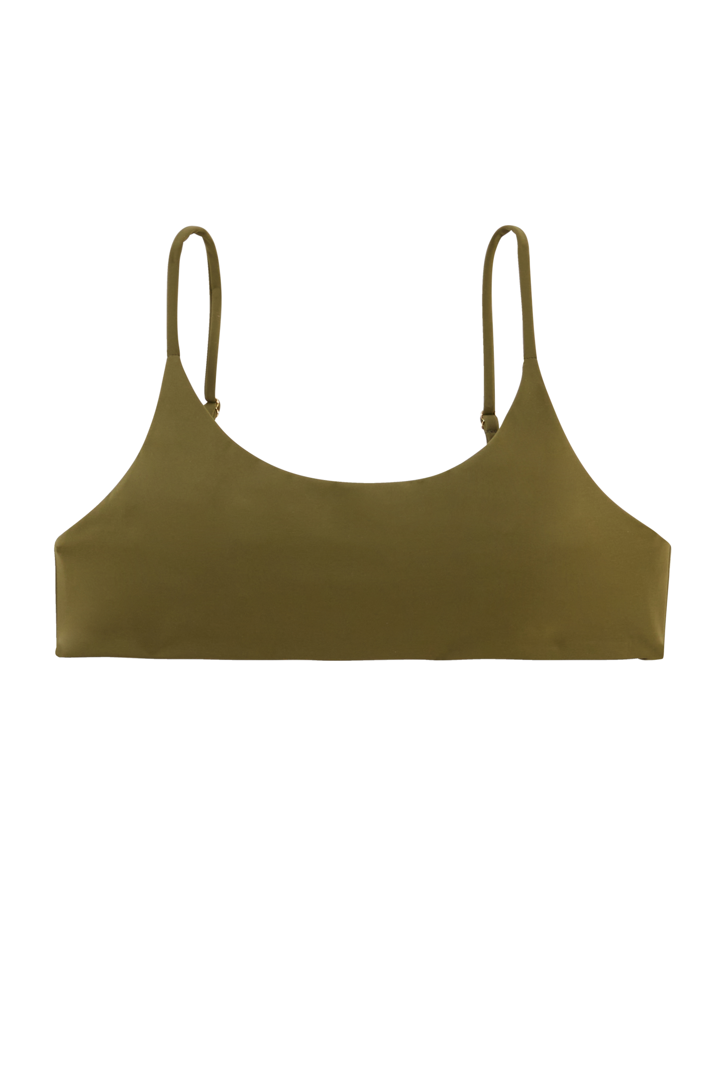Magali khaki swimsuit top