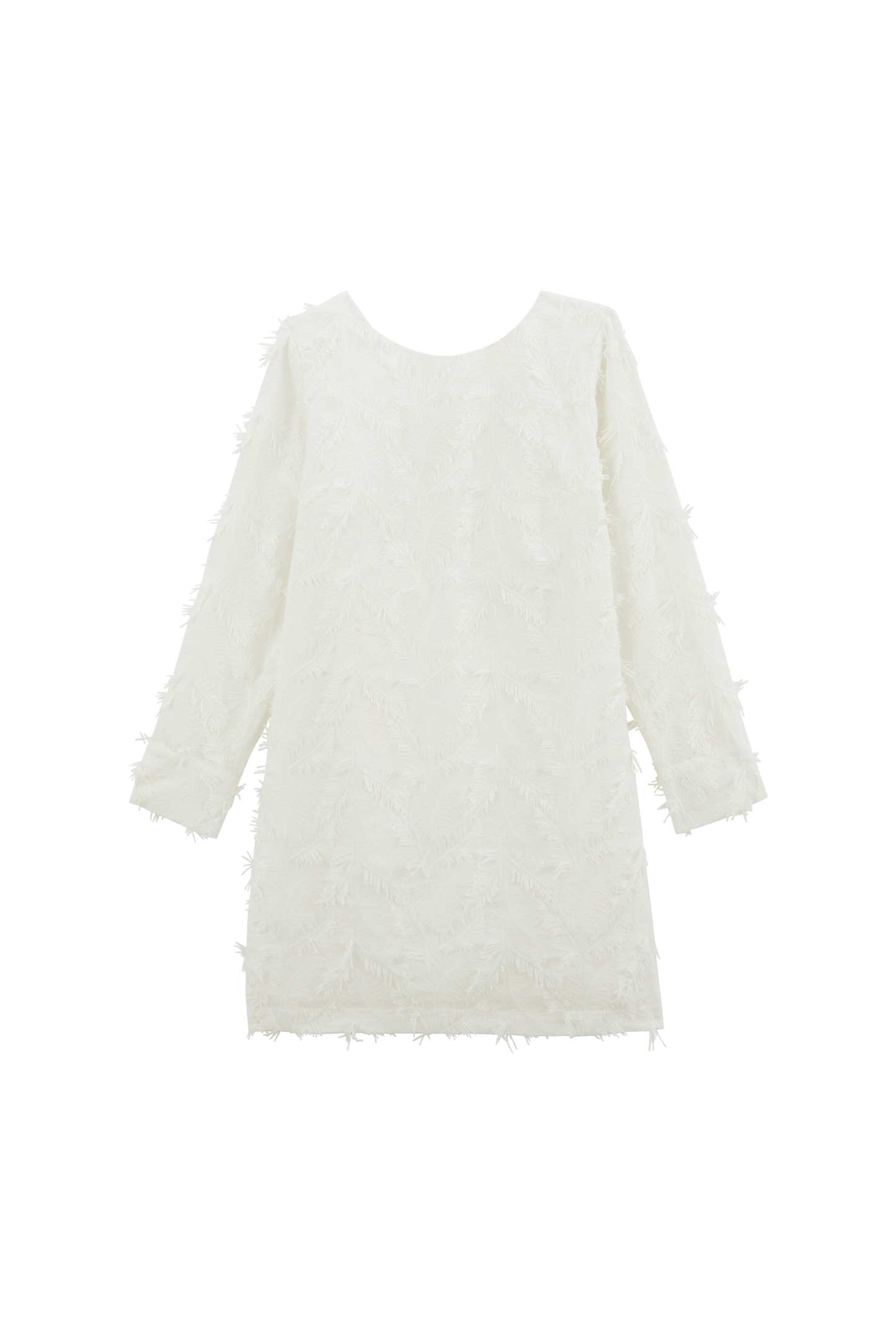 Robe Amada plume blanche