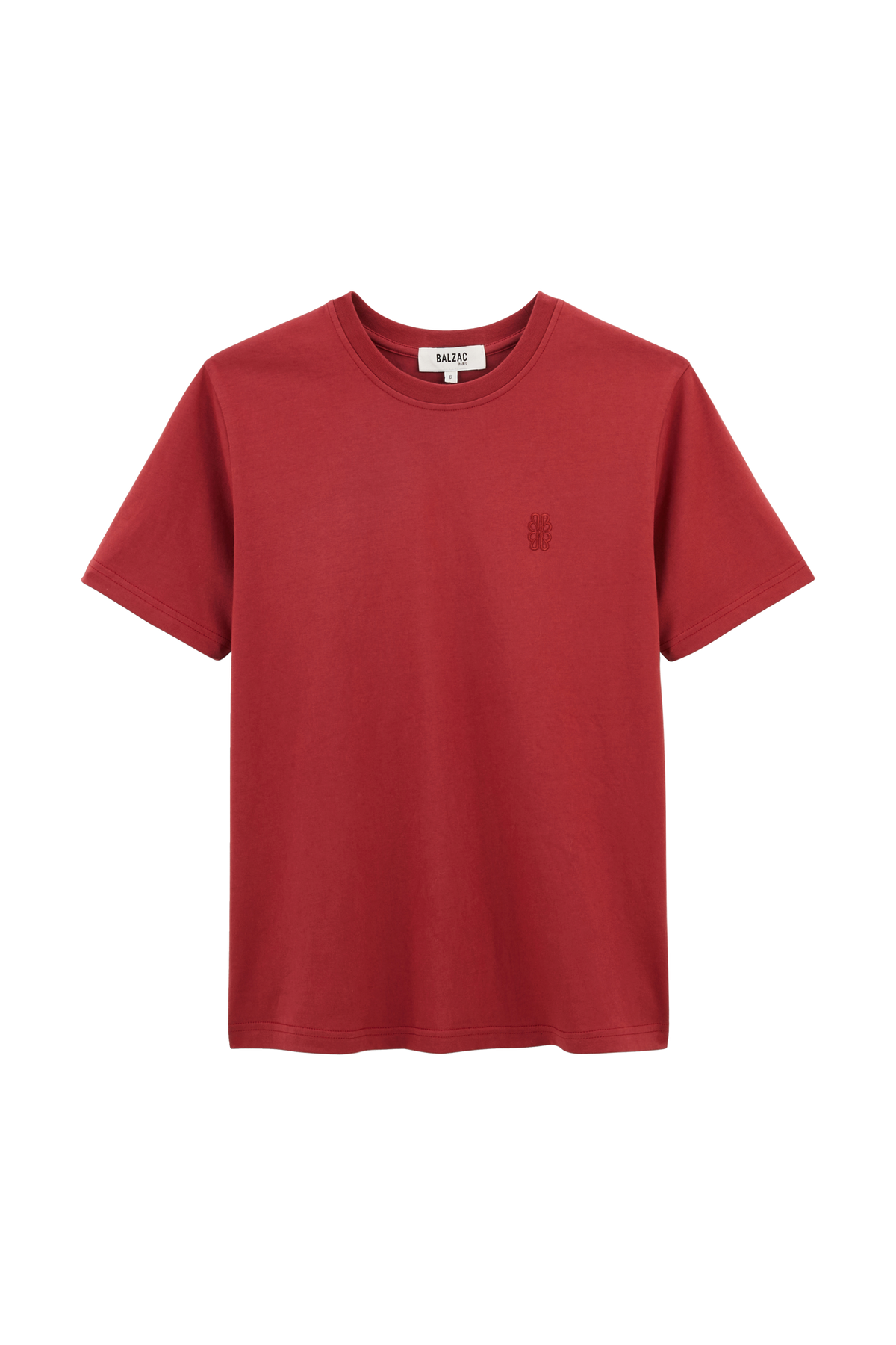 Bree terracotta embroidered T-shirt