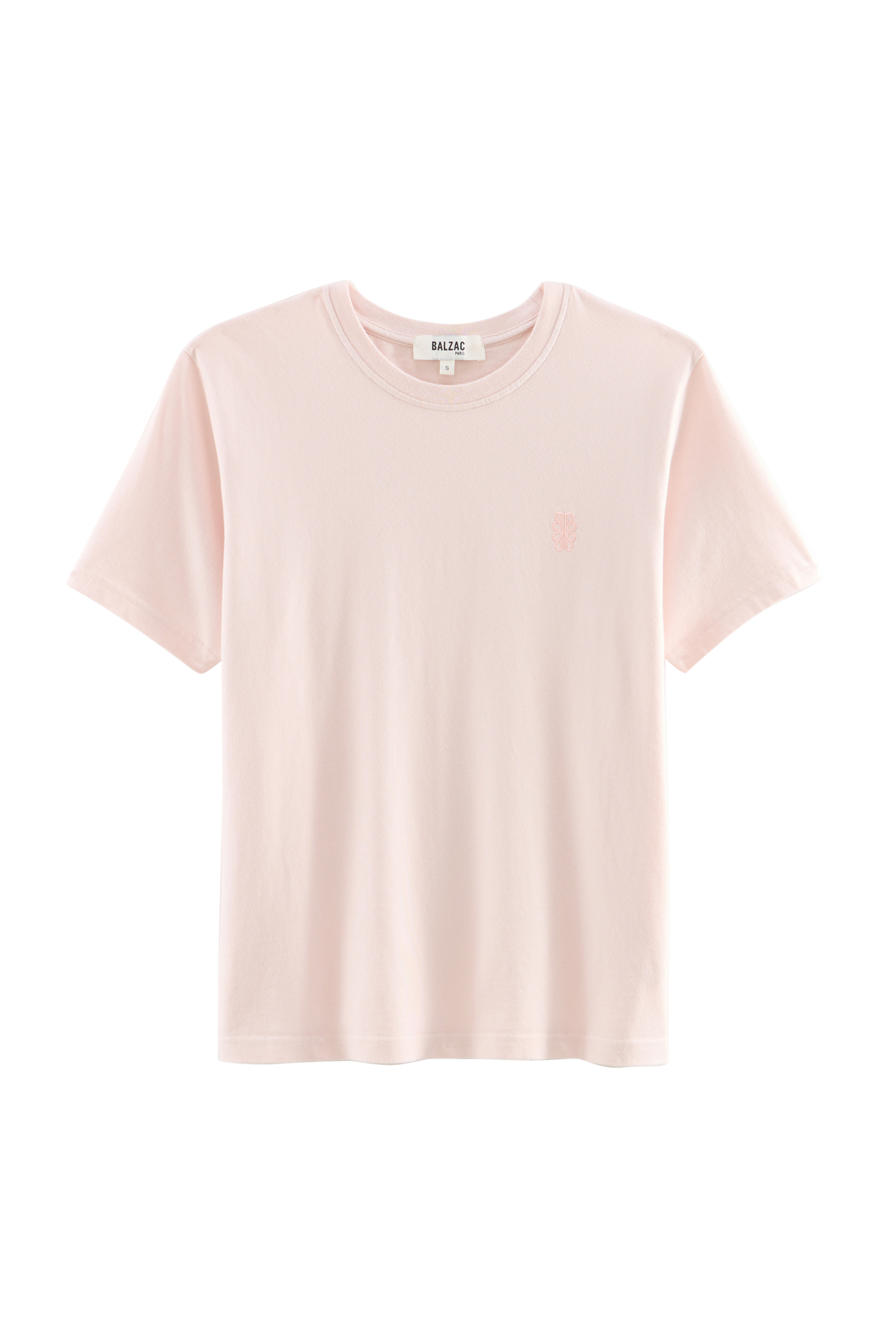 Bree t-shirt embroidered pale pink