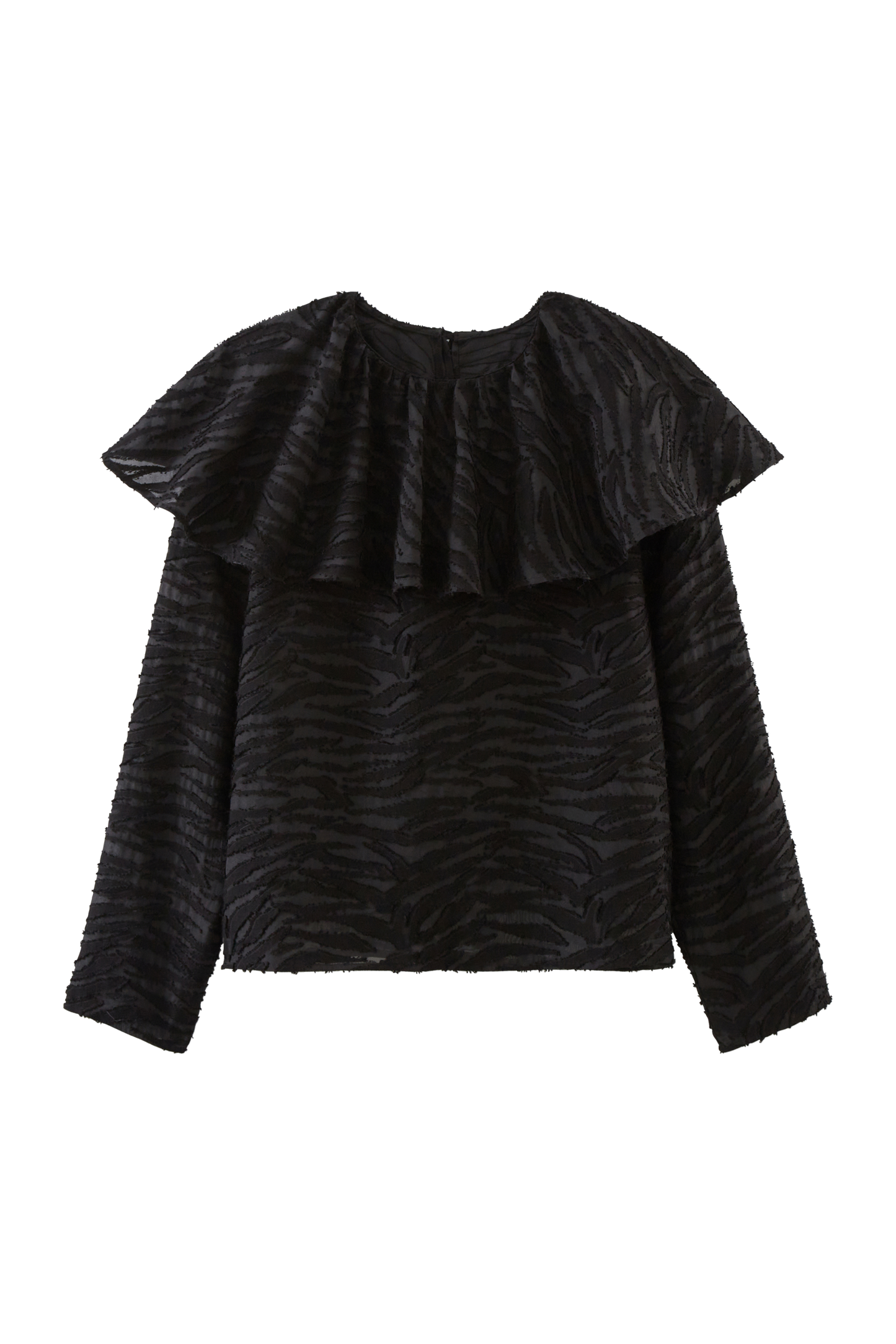 Blouse Jade zèbre noir