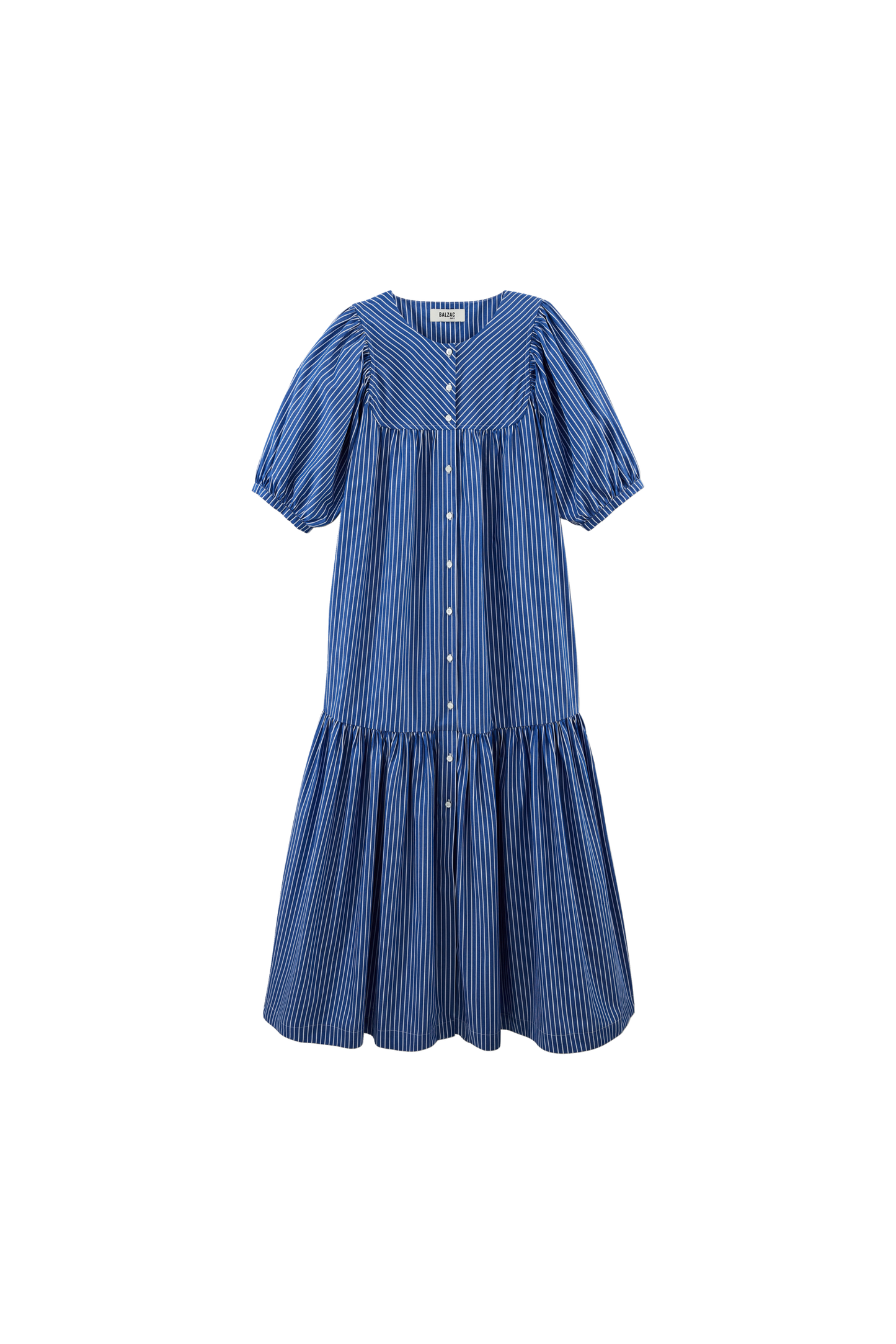Robe Nicoletta rayures bleu