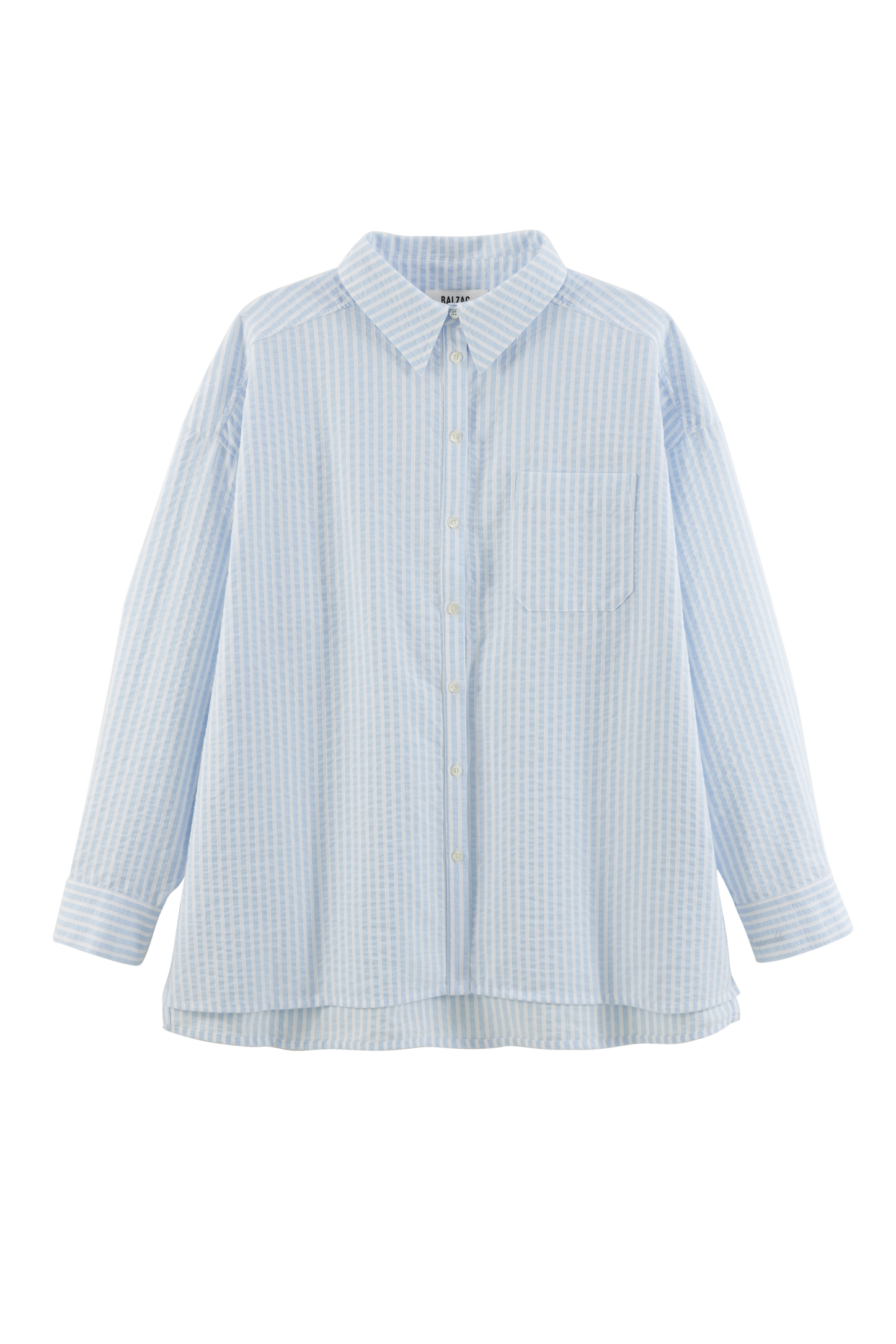 Hector sky blue striped shirt