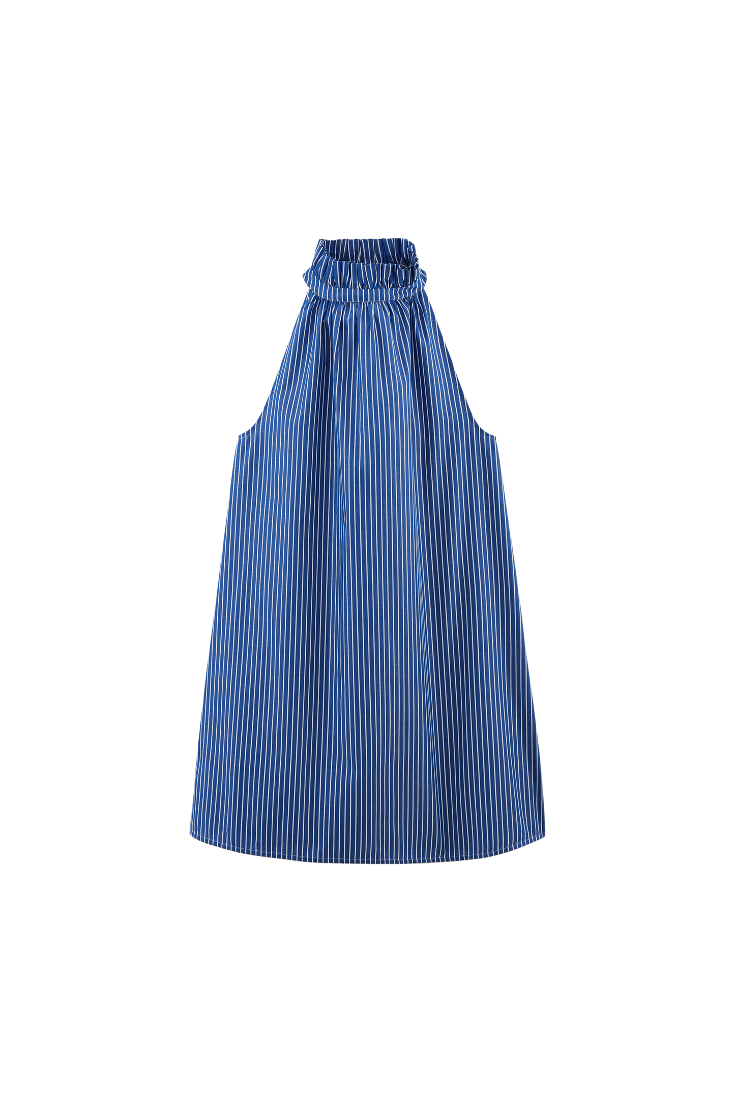 Robe Léonie rayures bleu