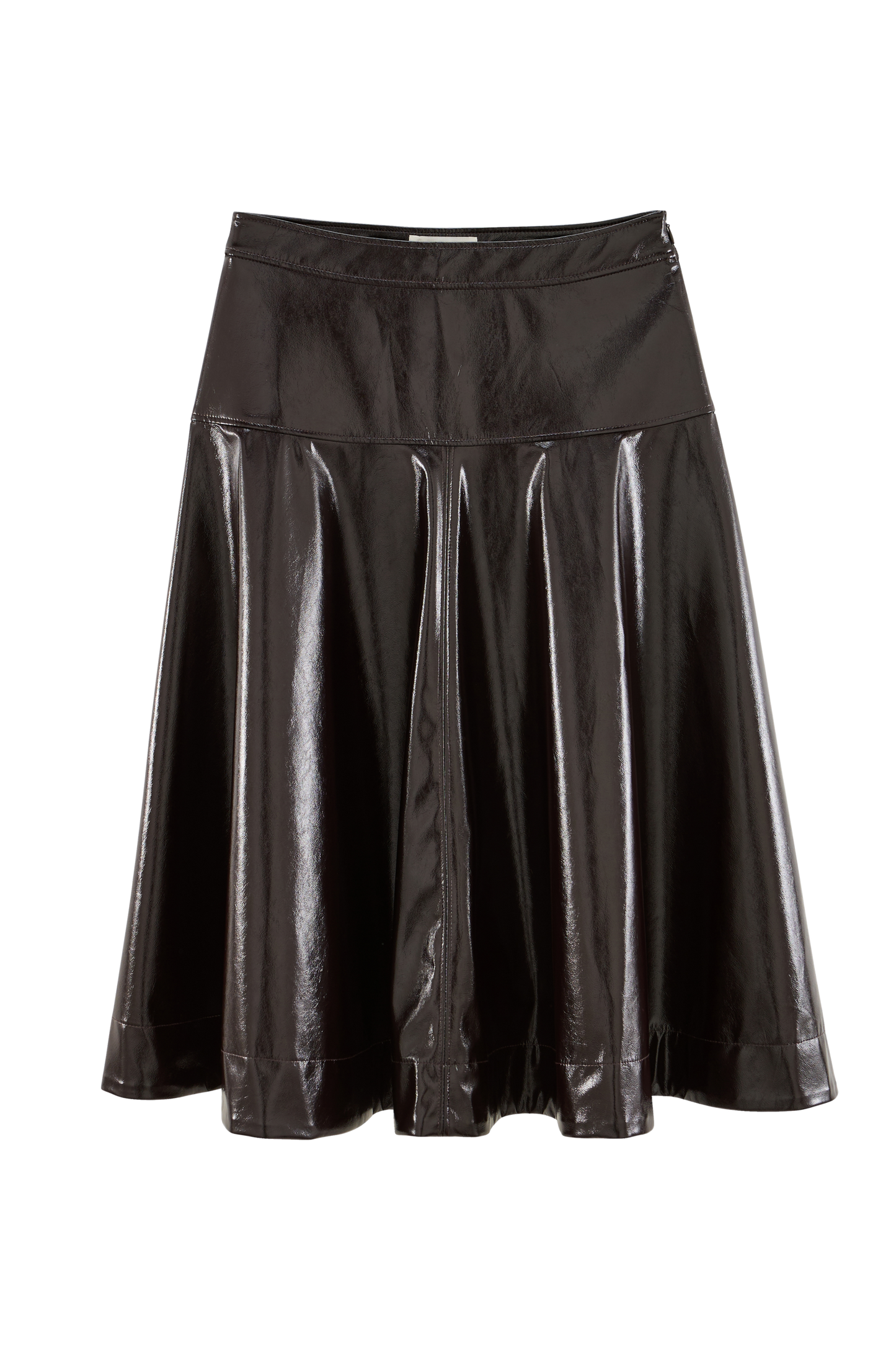 Jupe Sixte vinyle chocolat