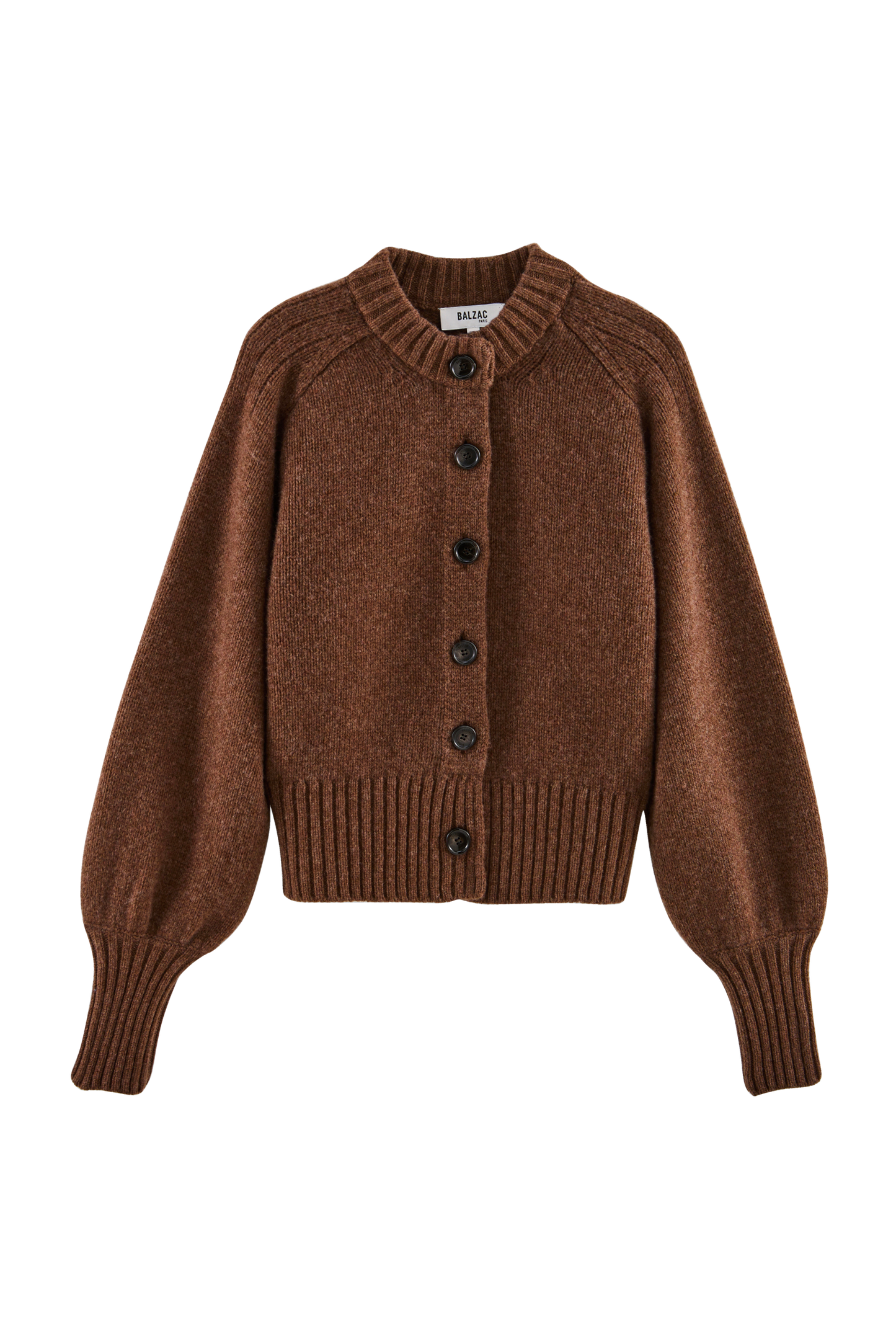 Cardigan Hilda marron
