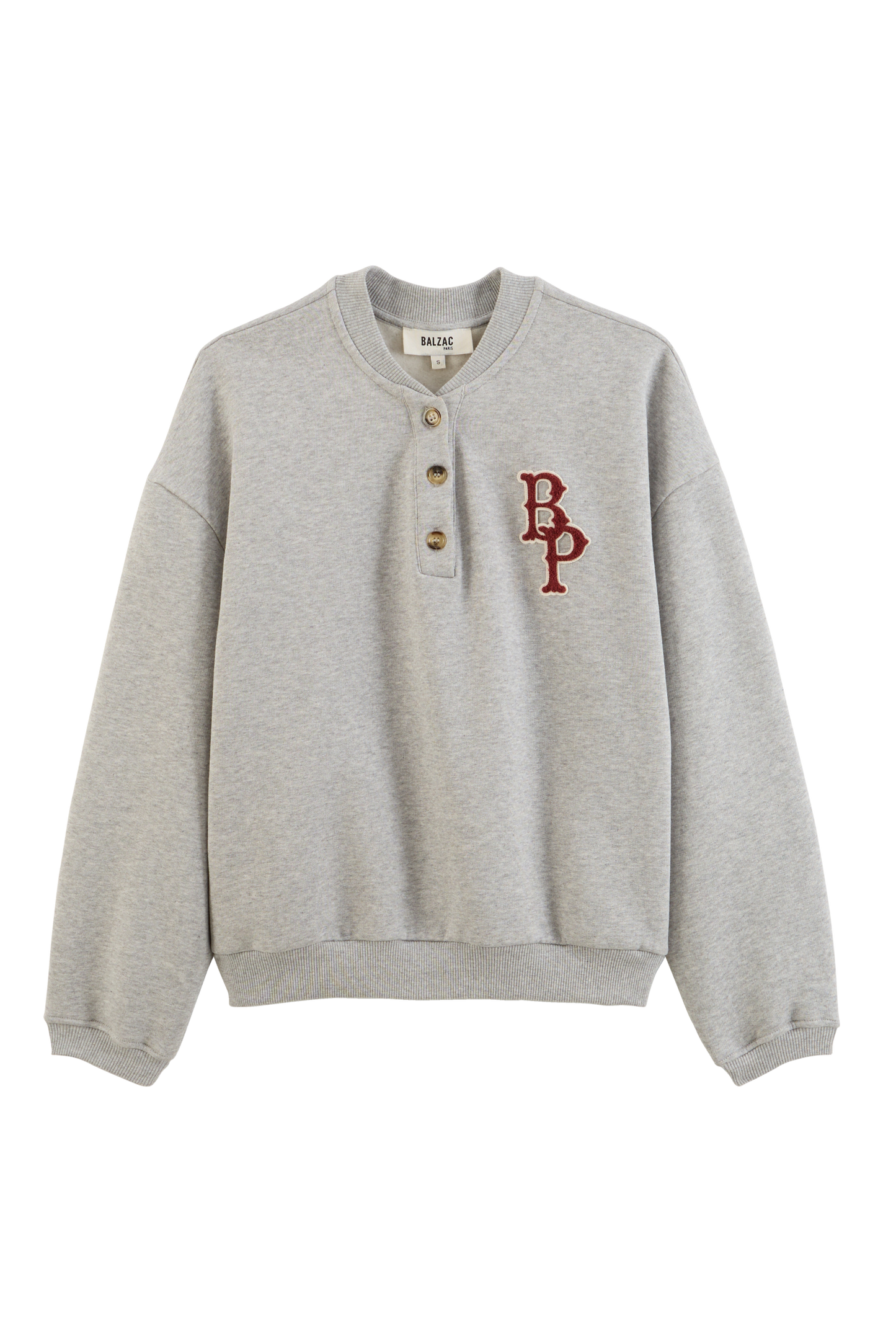 Sweat-shirt Benji gris chiné