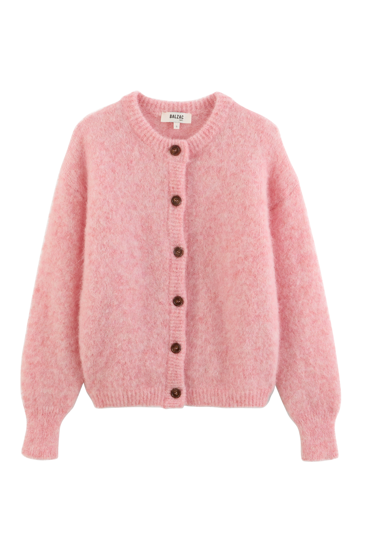 Cardigan Douceur rose pâle