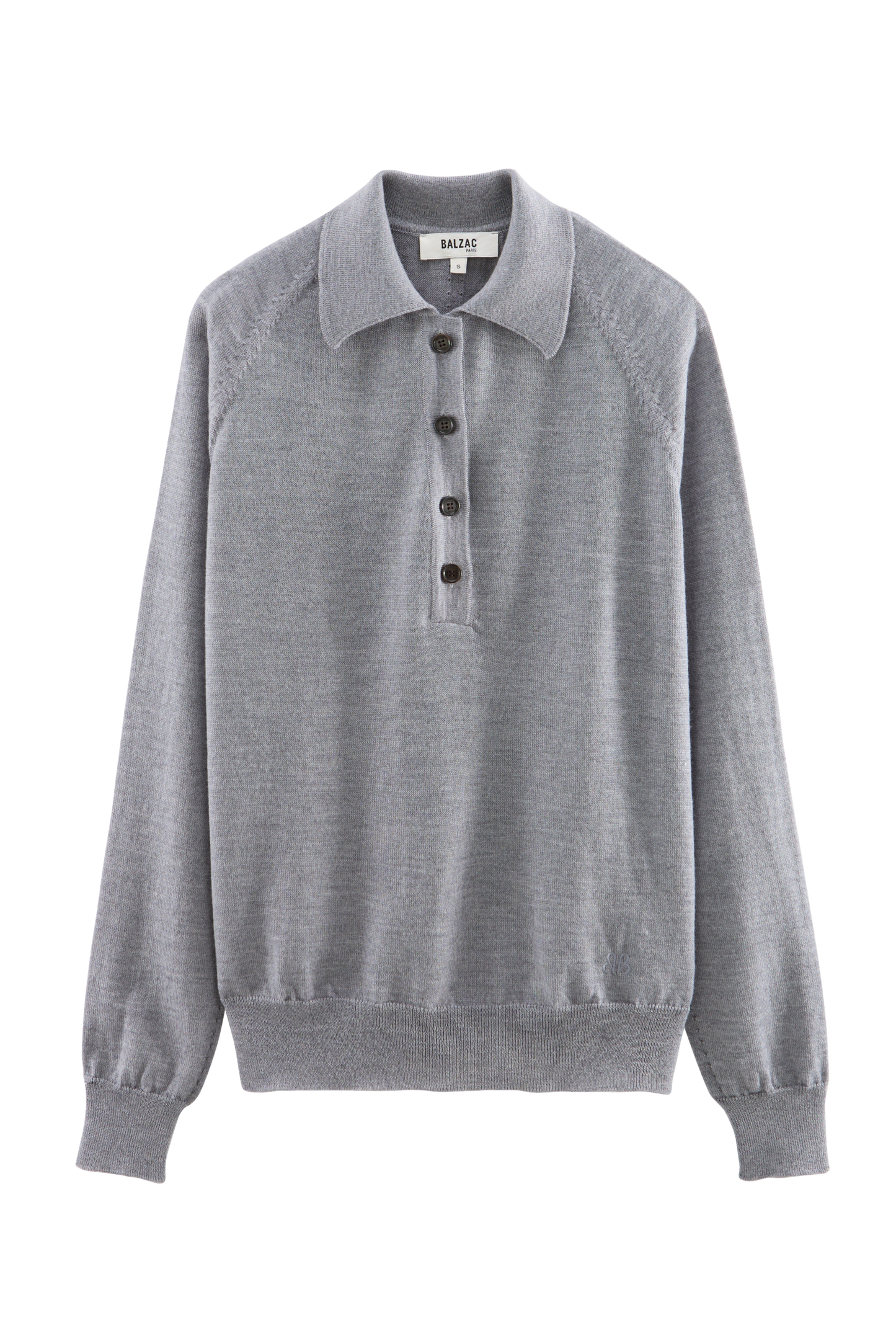 Marl grey Victor jumper