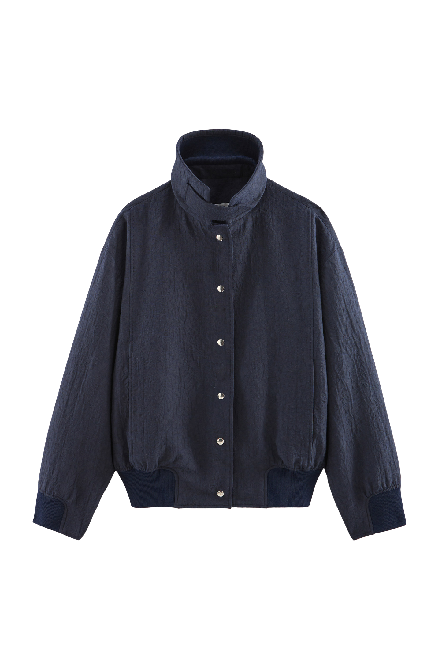 Jamie jacquard navy jacket