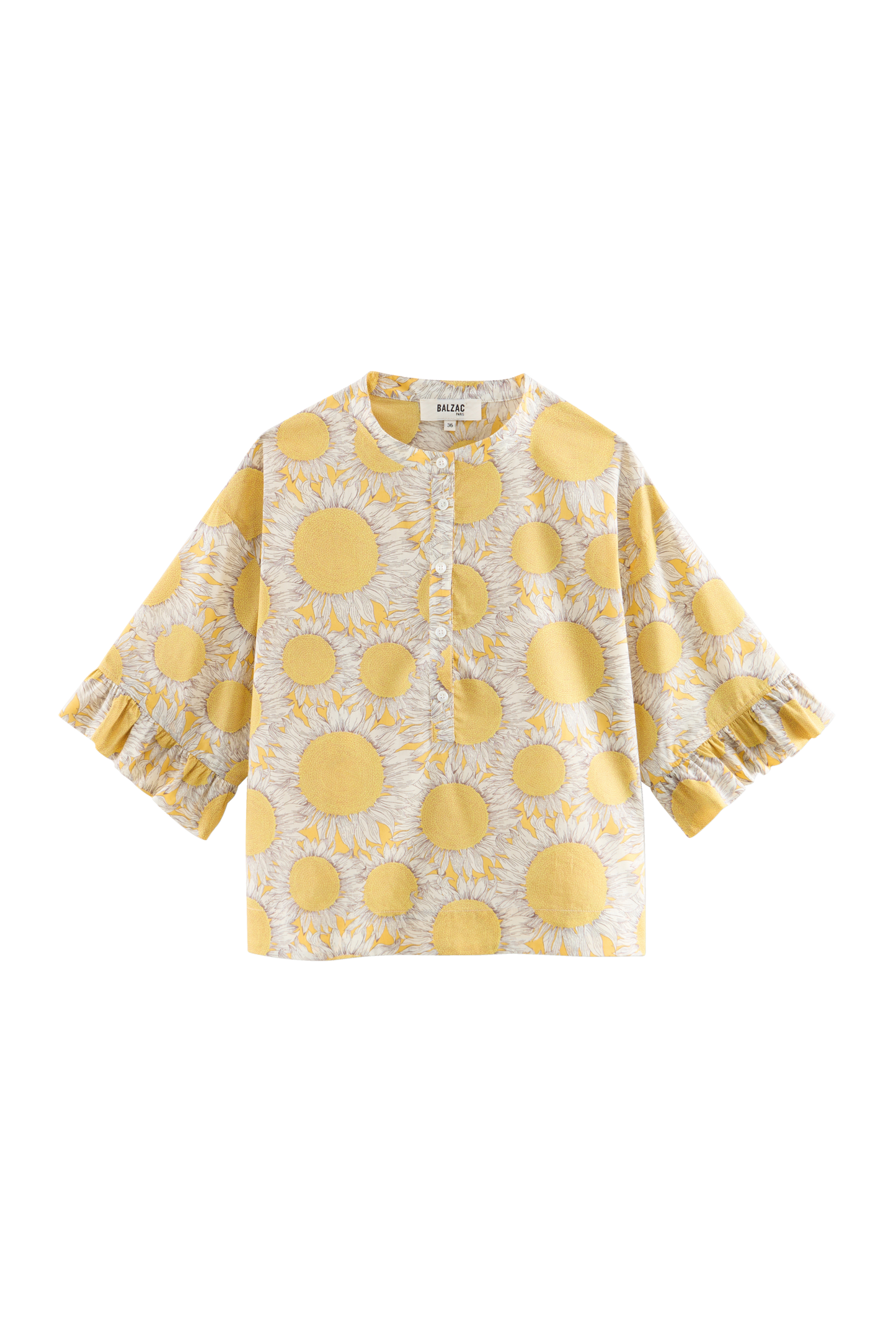 Blouse Constantine imprimé liberty tournesol