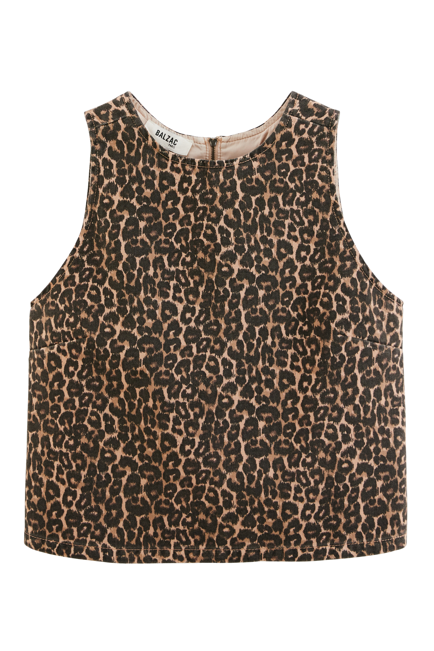 Top Izaline léopard café