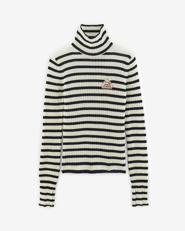 Pull Anouk rayures marine et écru Balzac Paris x Pyrenex