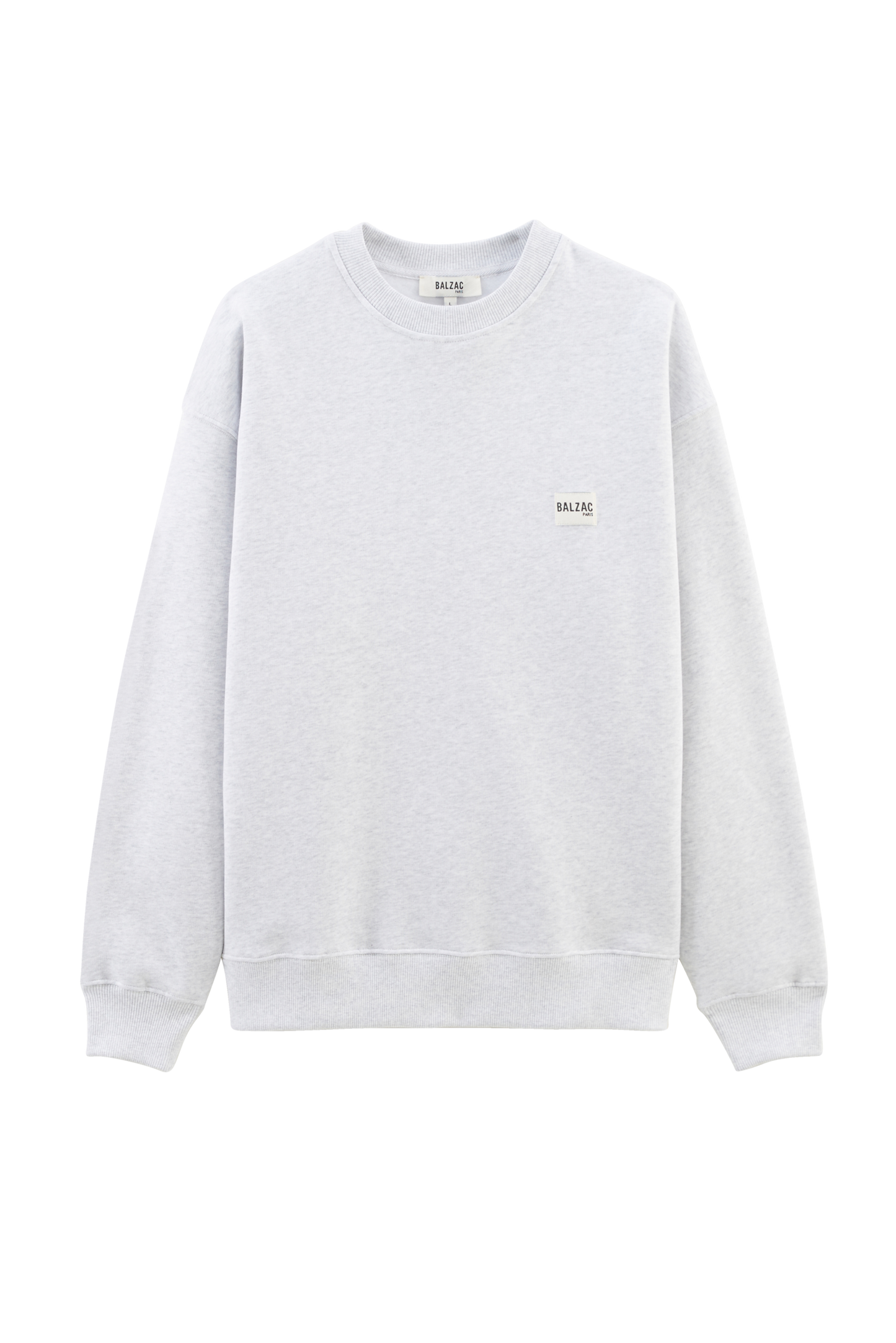 Hauteville BP light grey heather sweatshirt
