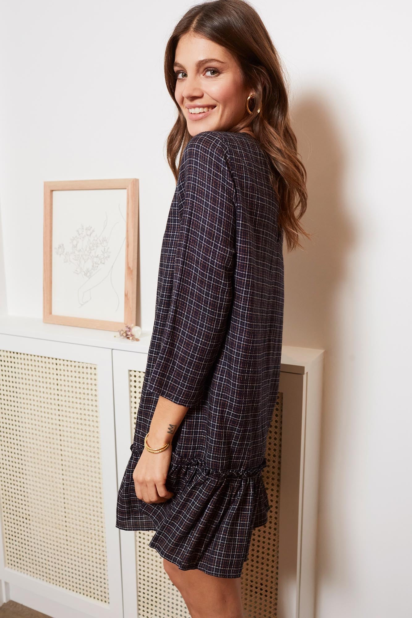 Robe Sofia à carreaux