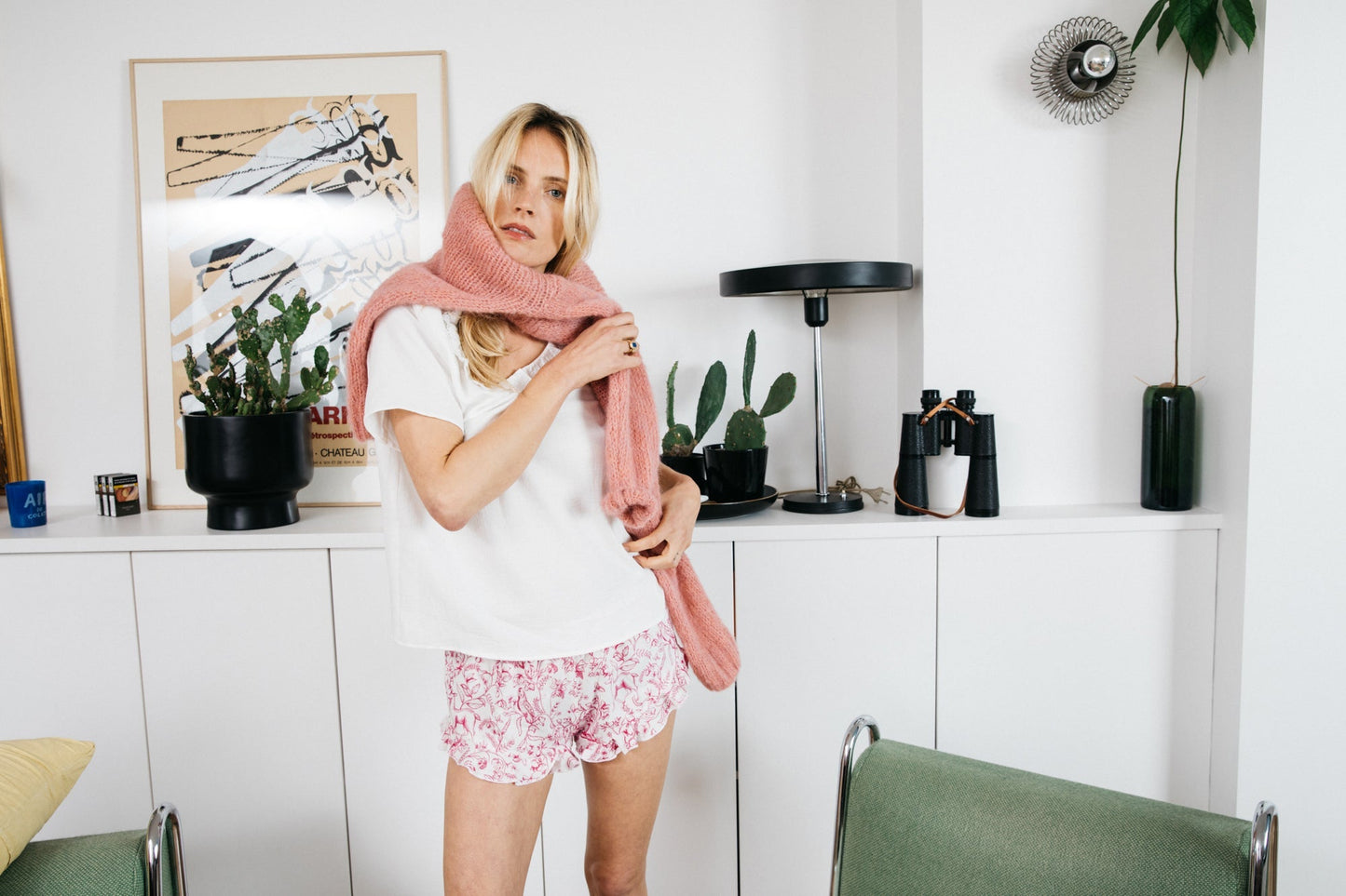 Blouse Tendresse en coton biologique blanc naturel