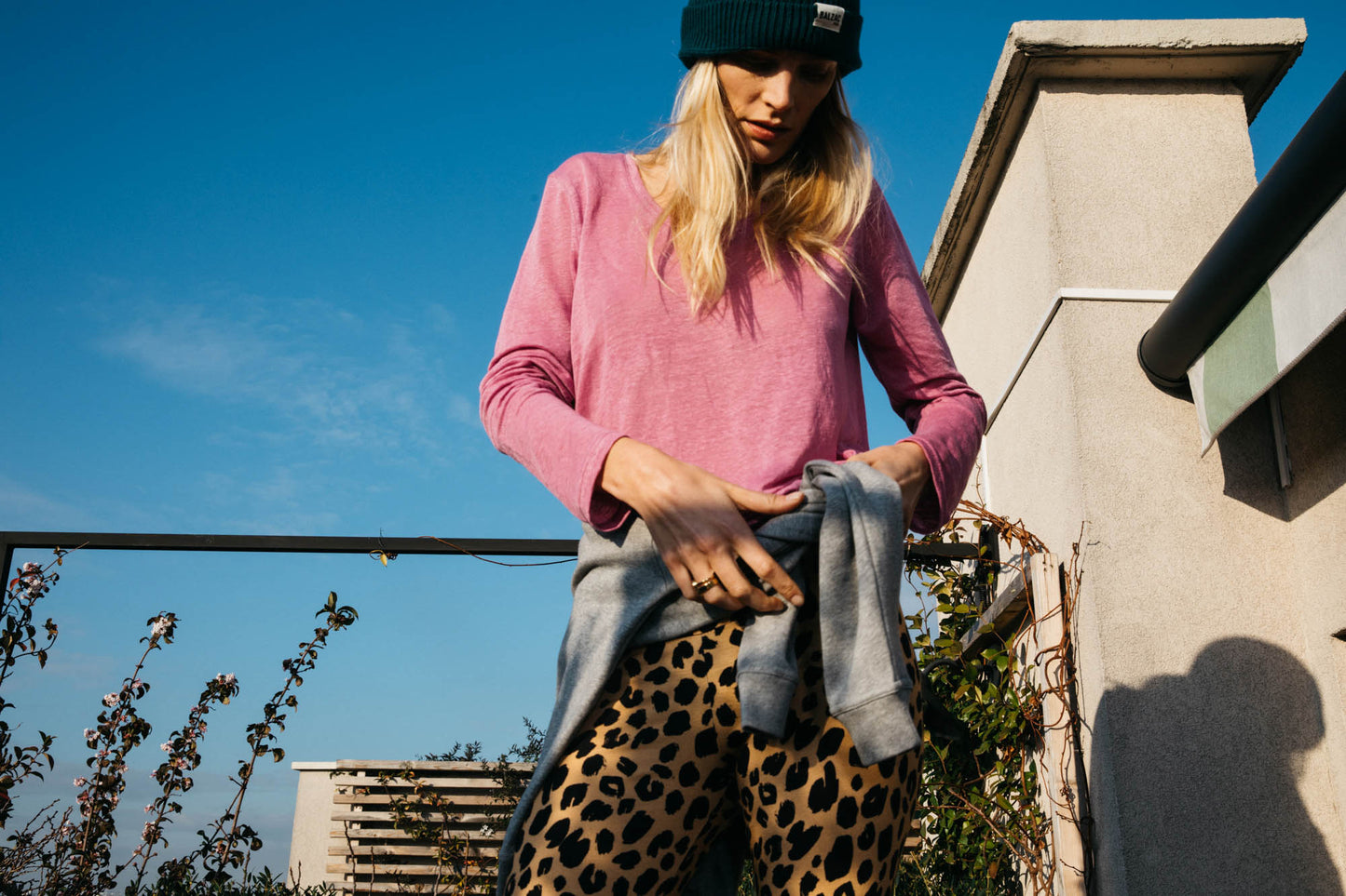 Orage pink linen T-shirt