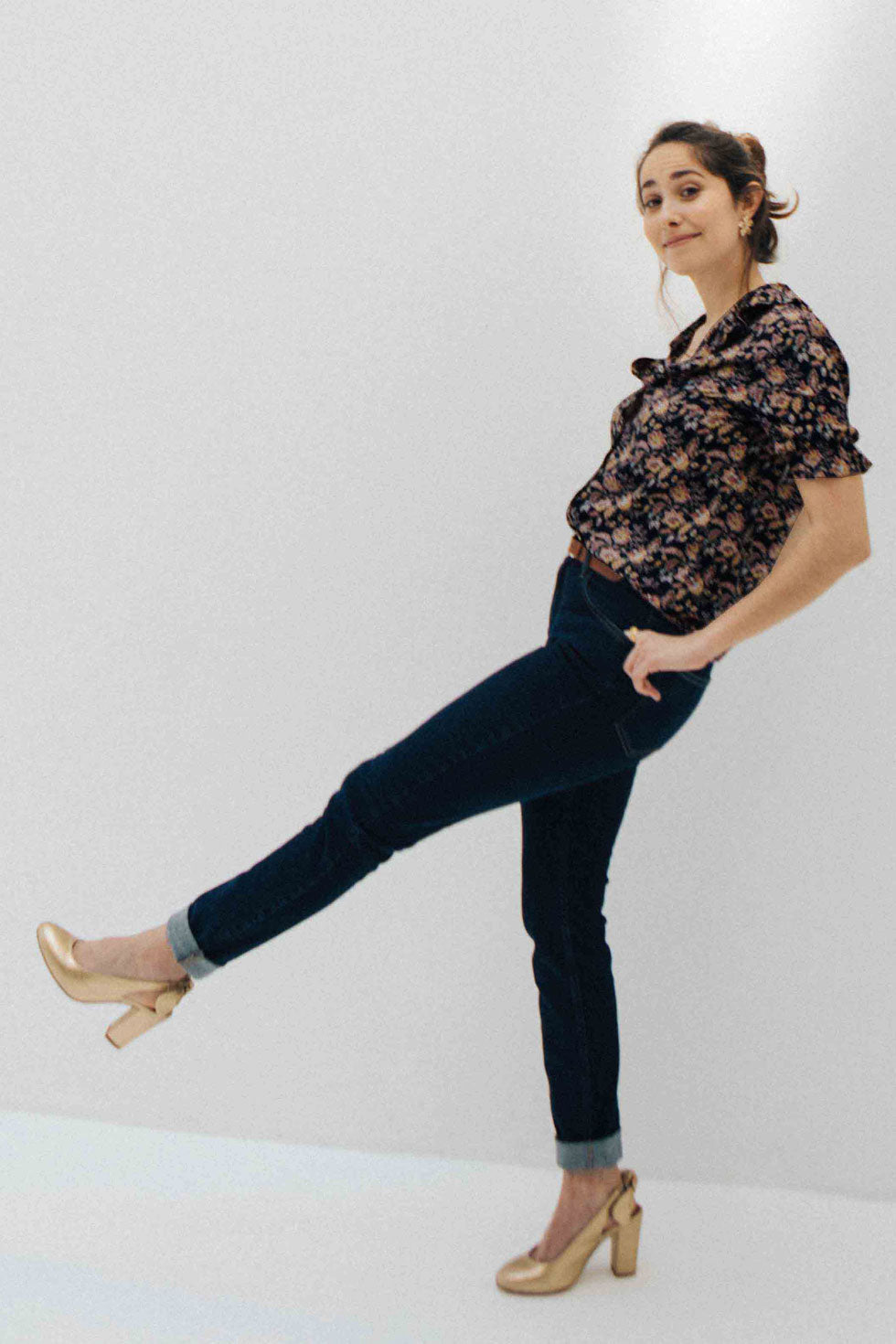 Navy Indian Adonis shirt