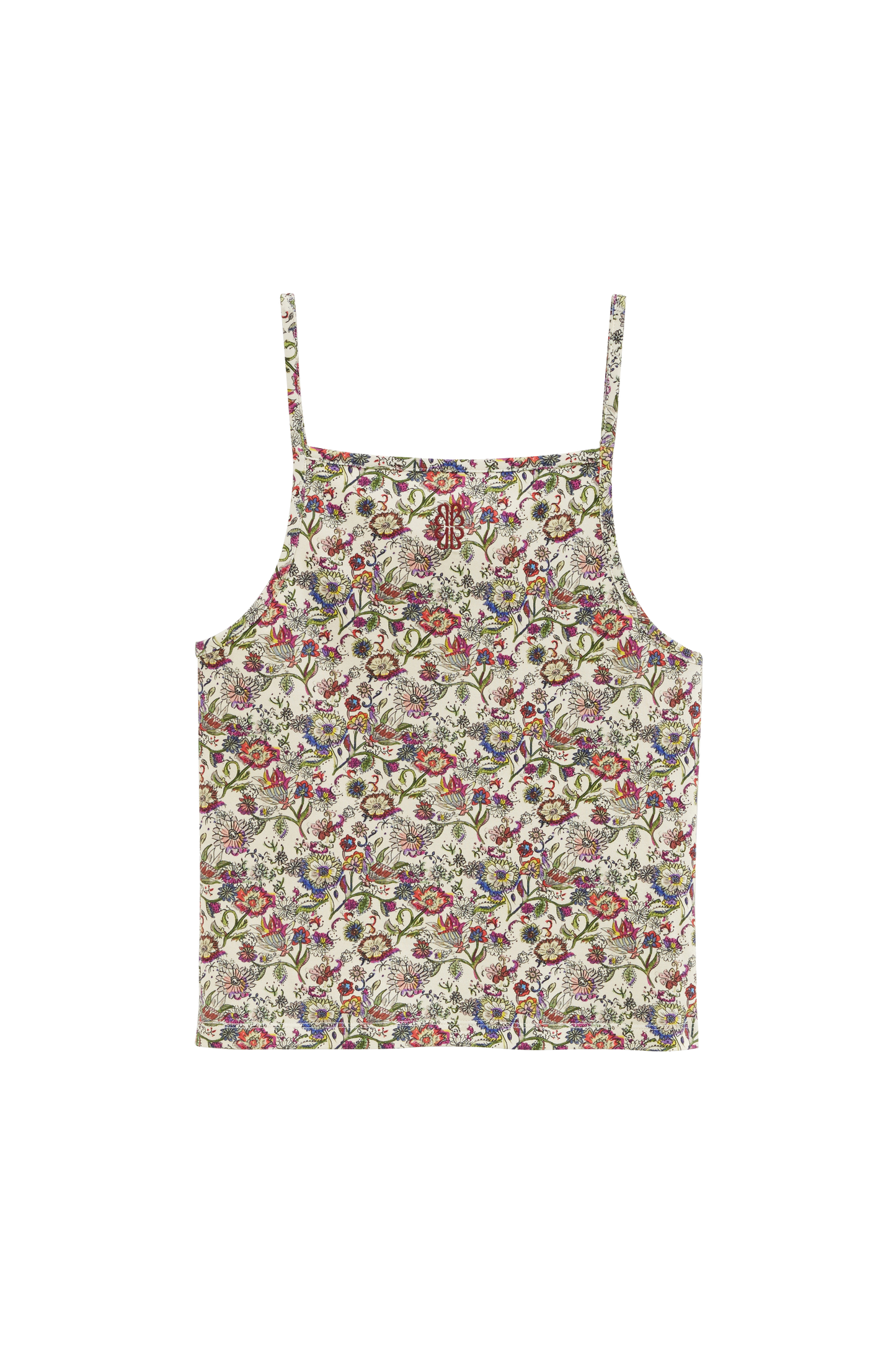 Clem top with sunset flower print
