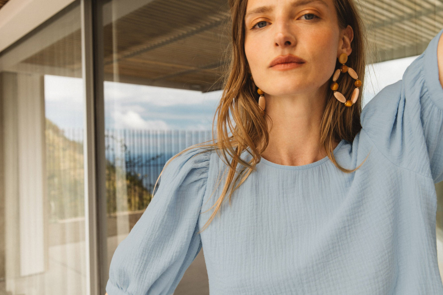 Blouse Exquise bleue