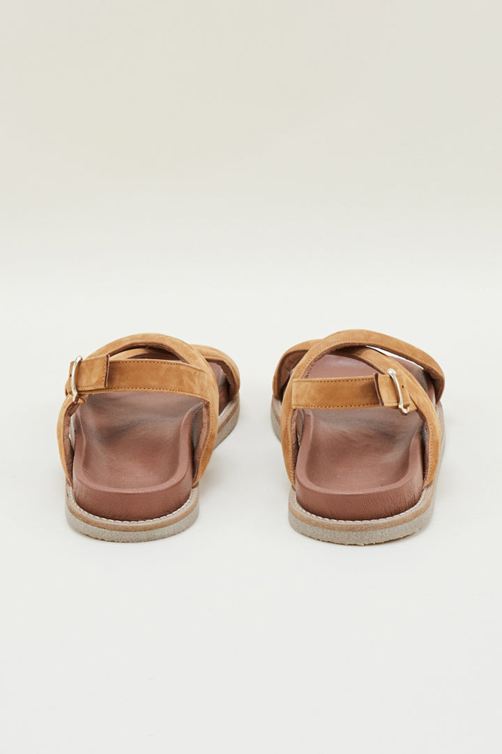 Petra camel nubuck sandals