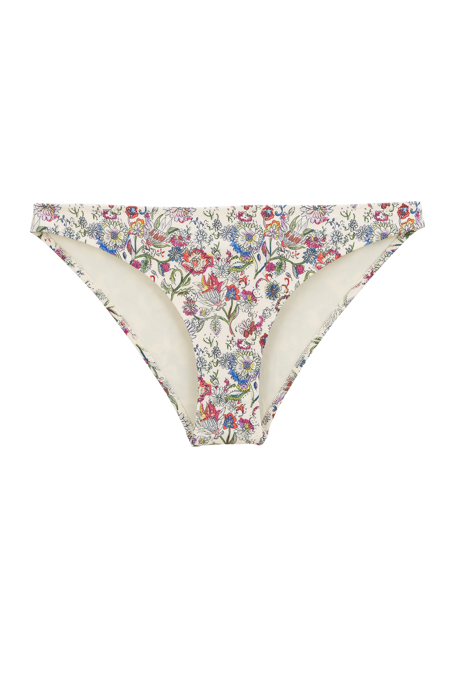 Laura sunset flower print bikini bottoms