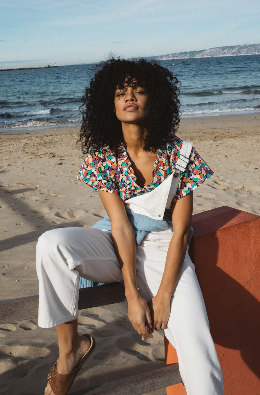 Chemise Vague coquillage coton