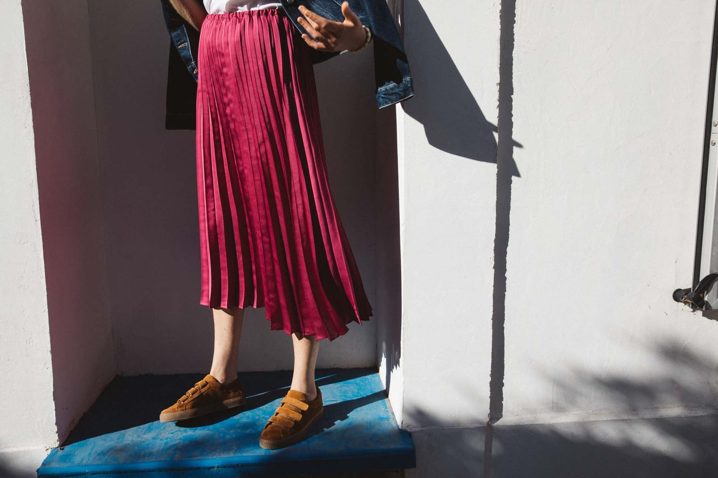 Jupe Adriatique fuchsia polyester recyclé OEKO