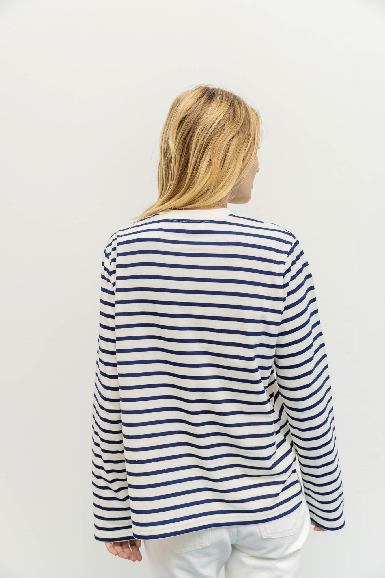 Striped Simone Literary Top