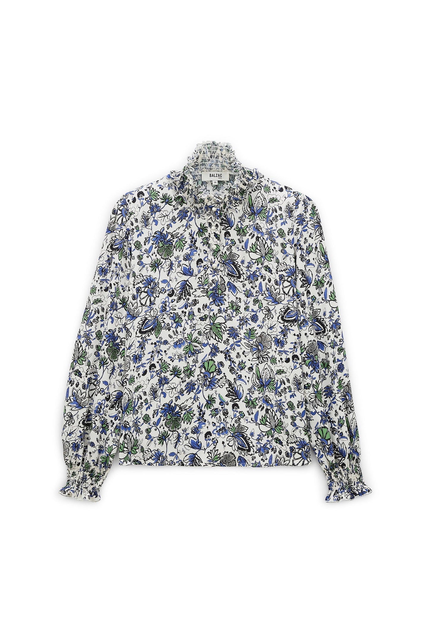 Blouse Une Fois flower garden print