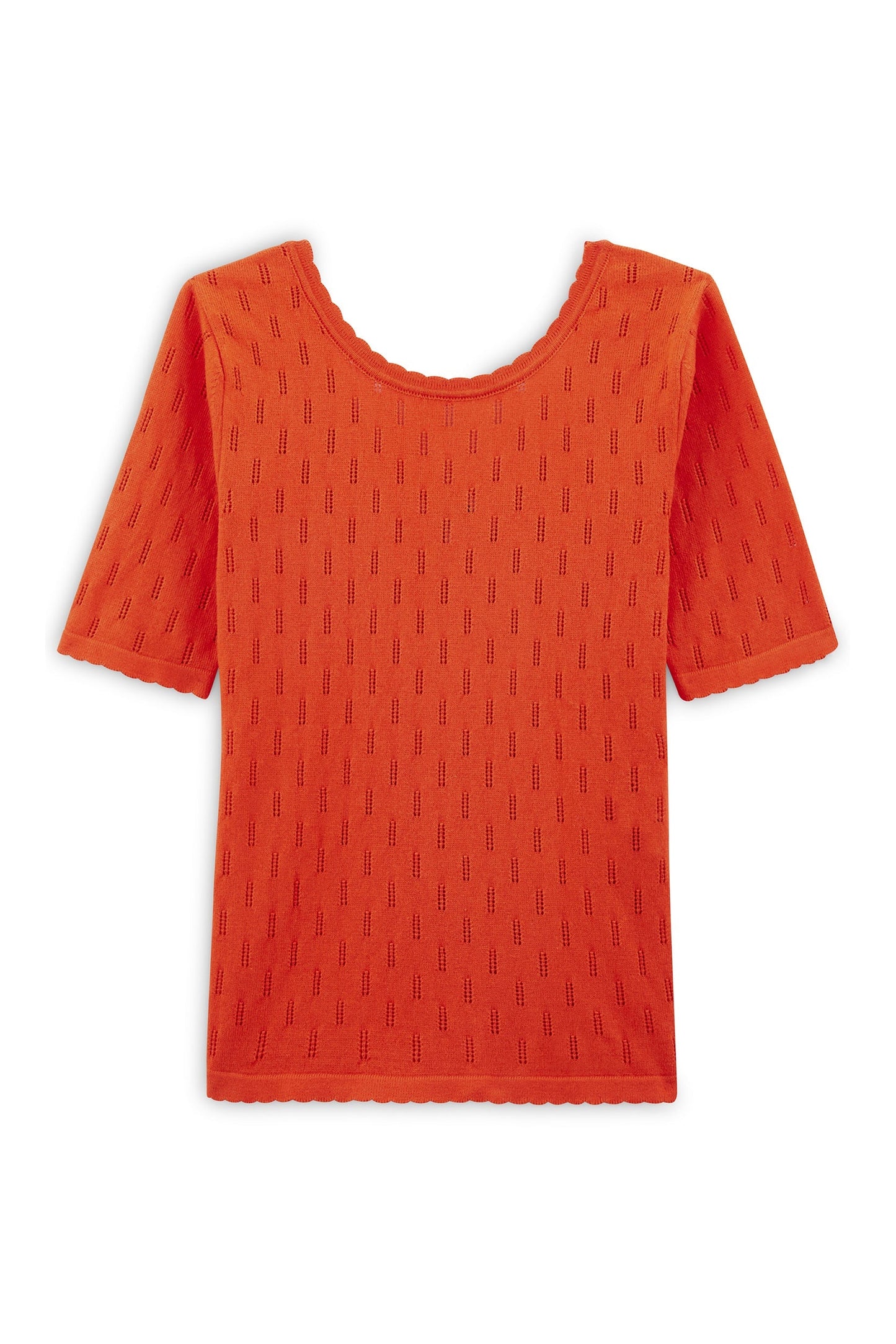 Vermillion red Albin top