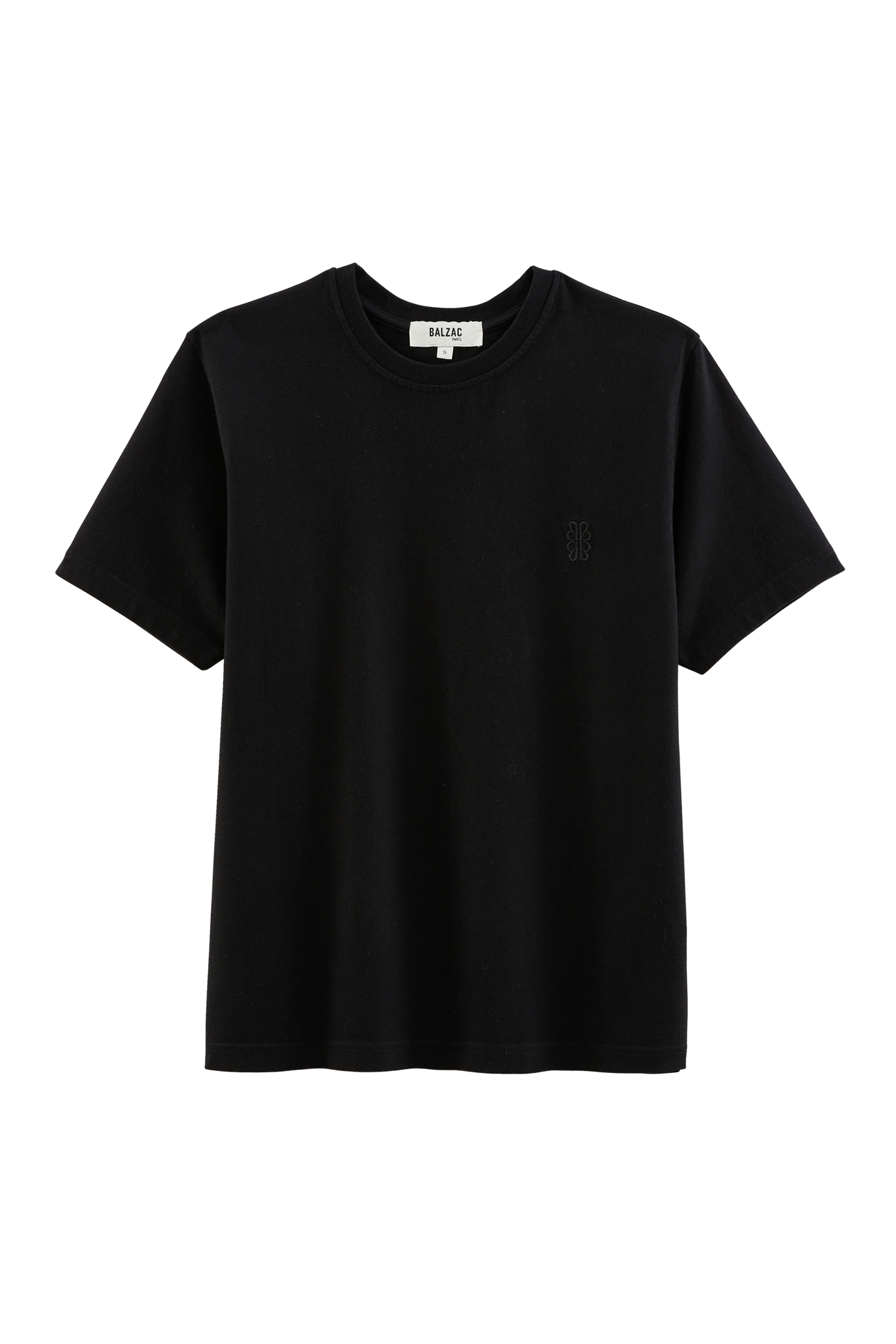 Bree embroidered black t-shirt