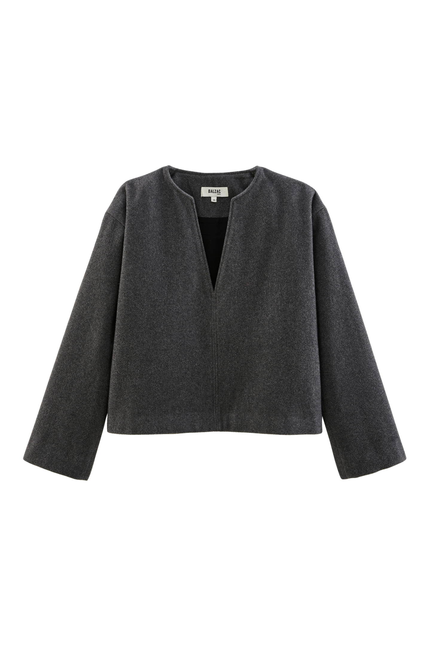 Carmina smock in ash grey