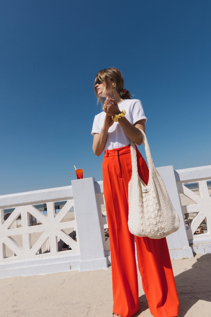 Orange Lavandou pants