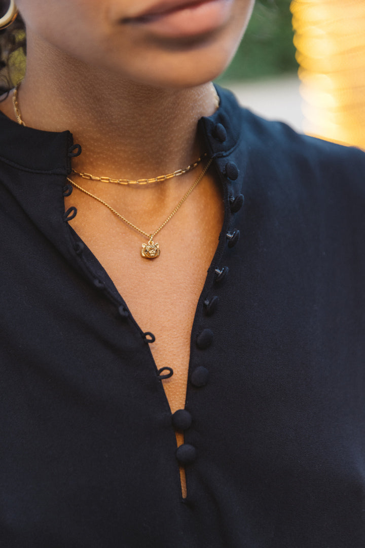 Gold Jazz Necklace
