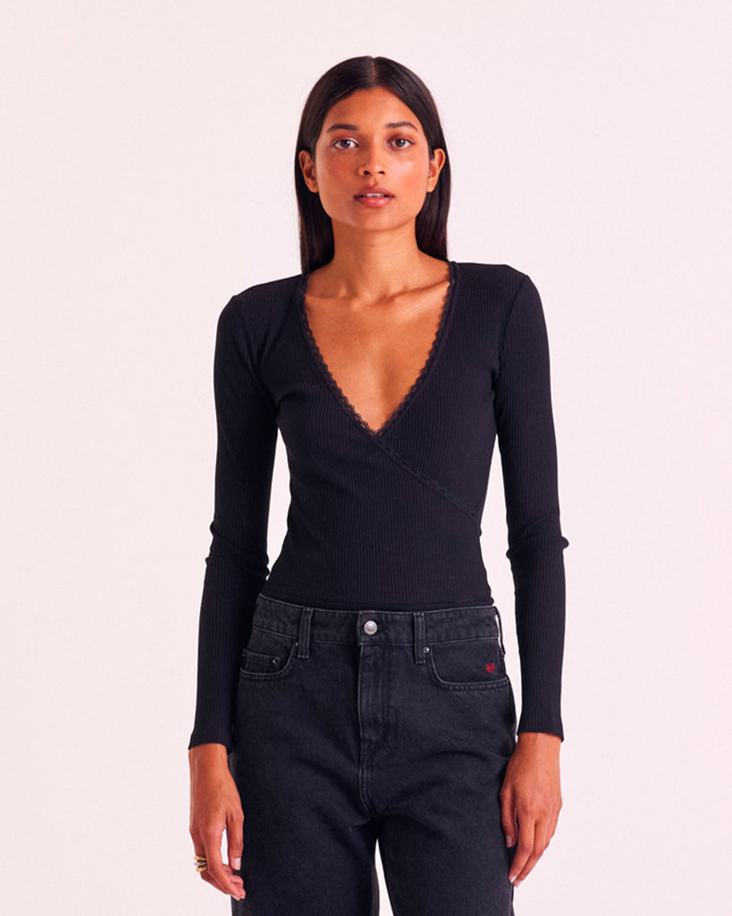 Matthew black bodysuit - Balzac Paris