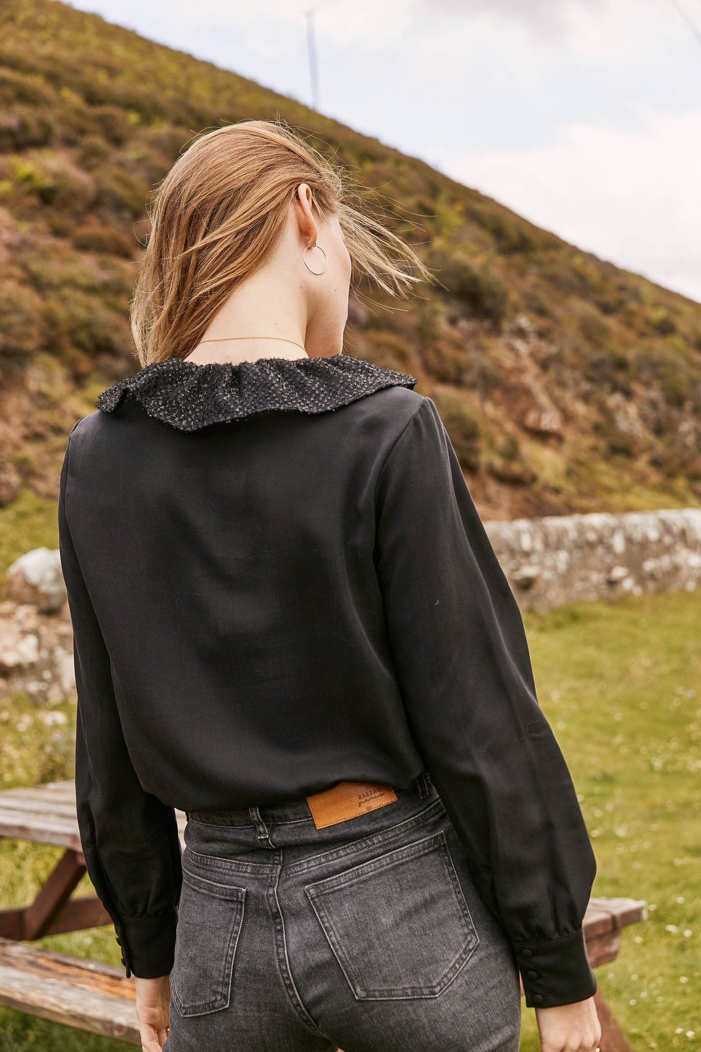 Blouse Liliana noire